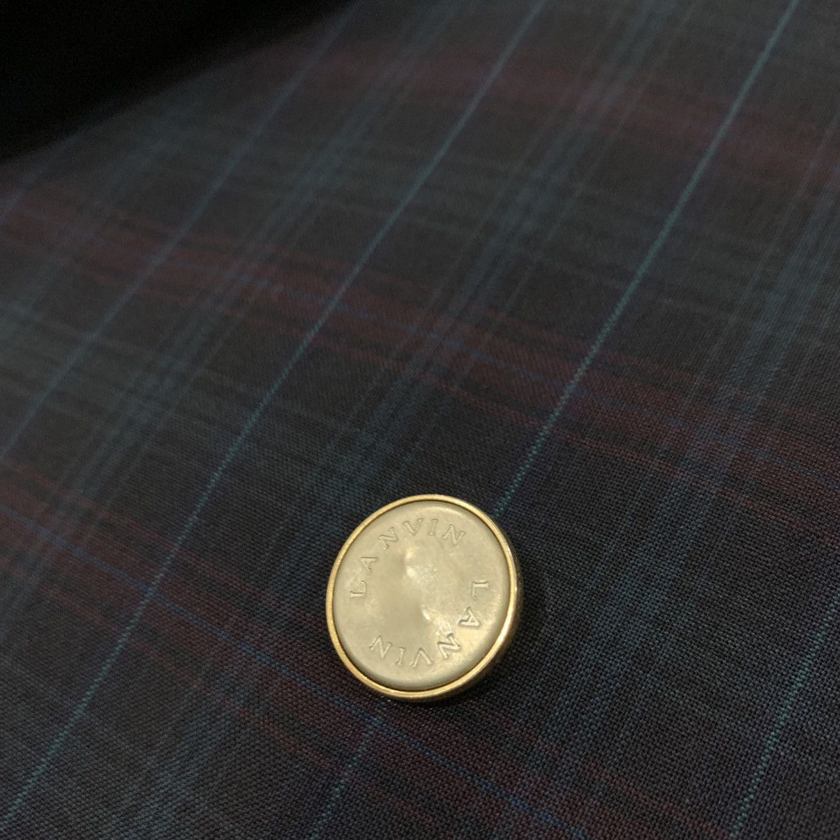 Lanvin Lanvin Paris Wool Checkered Double Breasted Blazer Jacket Size US S / EU 44-46 / 1 - 10 Thumbnail