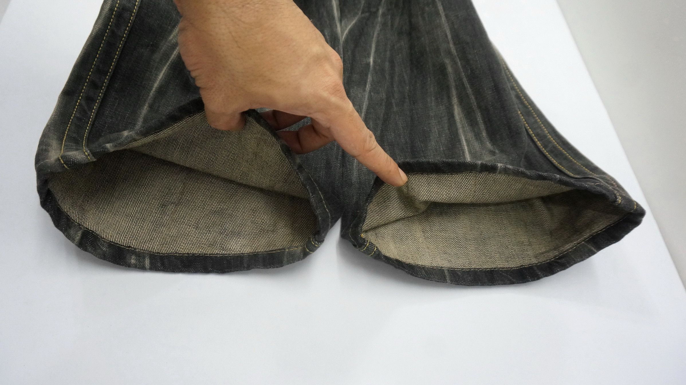 Japanese Brand Vintage BLUEWAY Made In Nippon Distressed Jeans Size US 32 / EU 48 - 23 Thumbnail