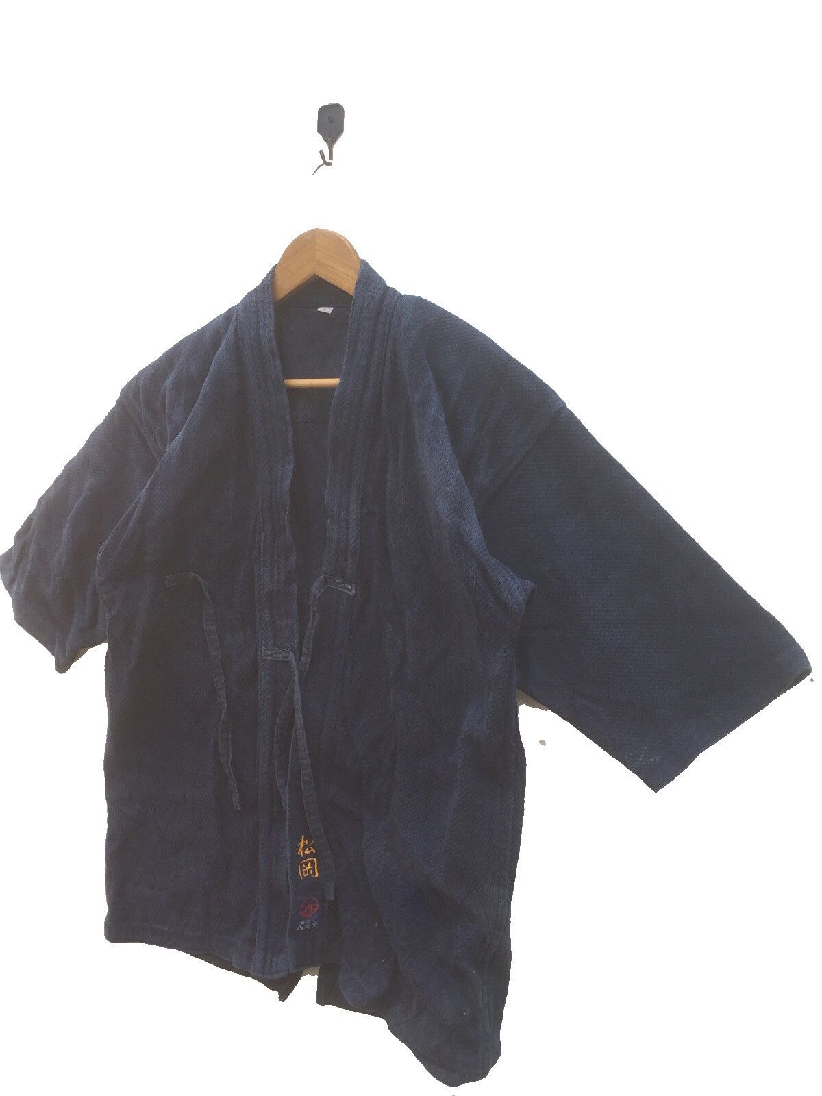 Indigo RARE VINTAGE 80s KIMONO INDIGO BLUE DENIM Size US M / EU 48-50 / 2 - 7 Thumbnail