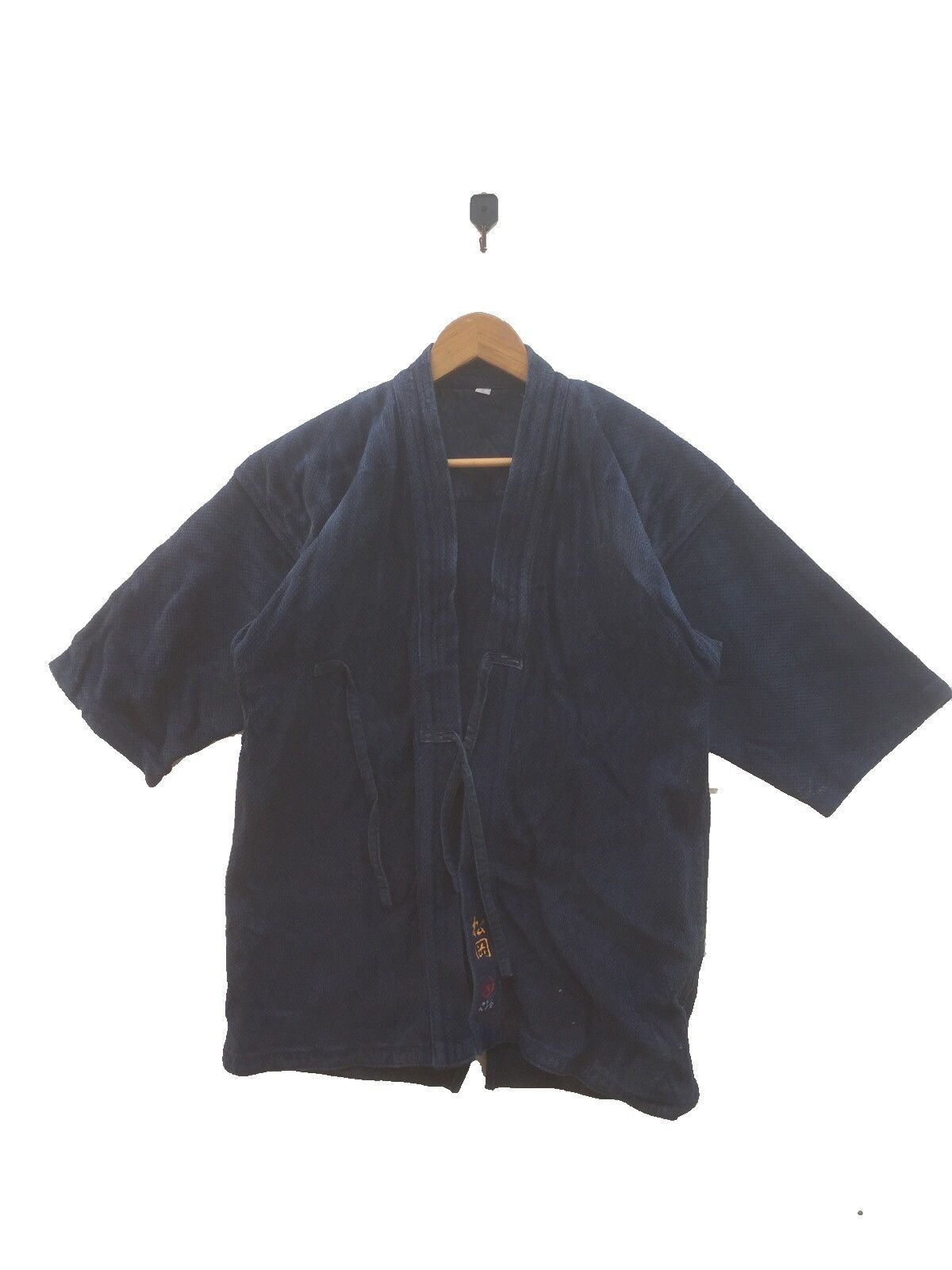 Indigo RARE VINTAGE 80s KIMONO INDIGO BLUE DENIM Size US M / EU 48-50 / 2 - 5 Thumbnail