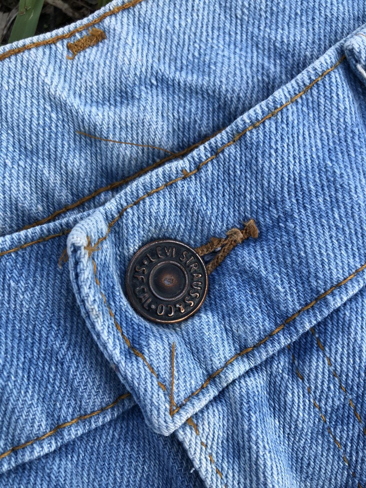 Levi's × Levi's Vintage Clothing × Vintage Vintage 80s Levis Oren Tag Flare Bell Bottom Jean Size US 33 - 10 Thumbnail