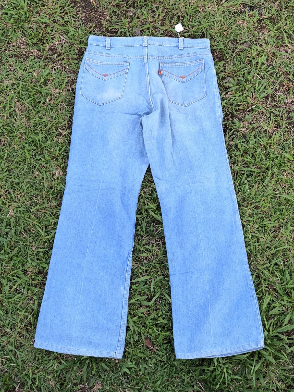 Levi's × Levi's Vintage Clothing × Vintage Vintage 80s Levis Oren Tag Flare Bell Bottom Jean Size US 33 - 3 Thumbnail