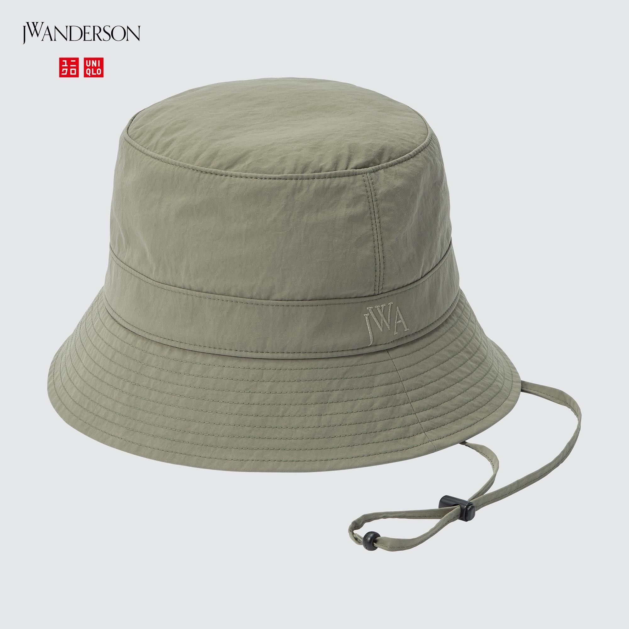 JW Anderson × Uniqlo Olive Green Bucket Hat UV Protection Boonie Unisex Cap Size ONE SIZE - 1 Thumbnail