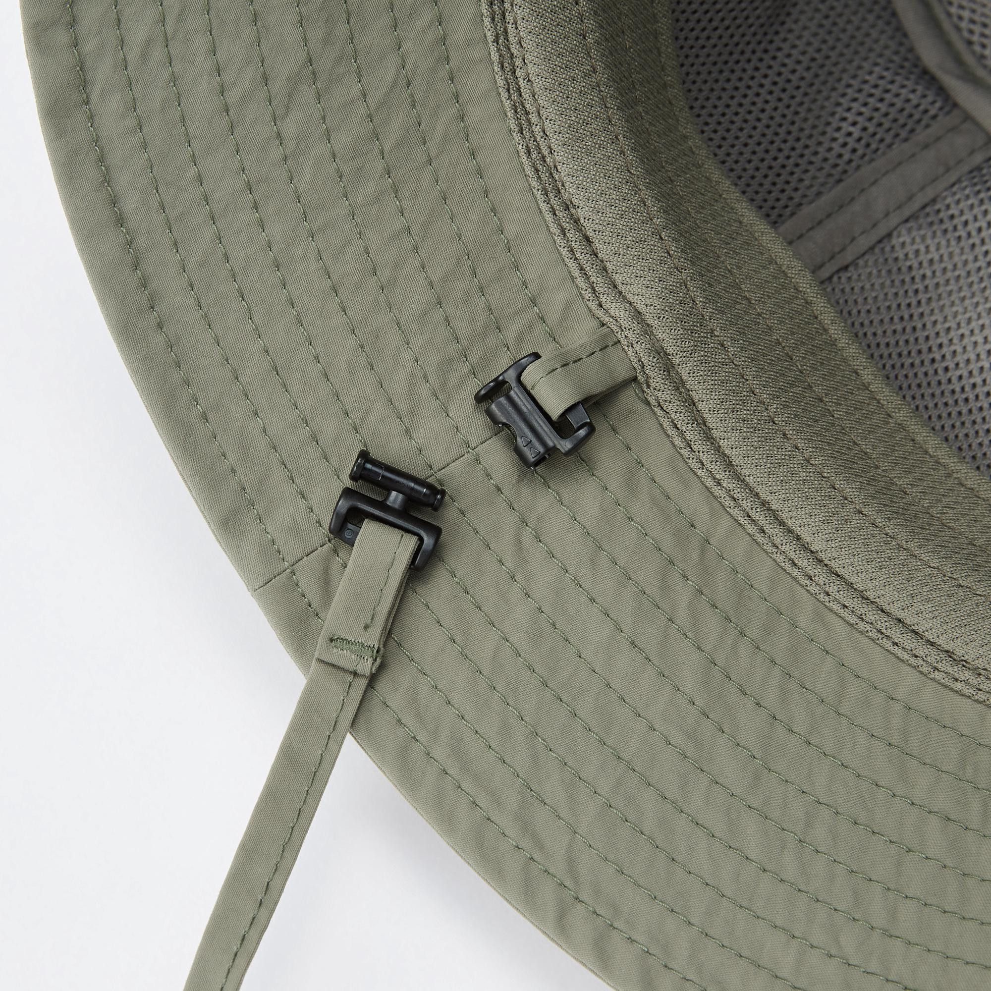 JW Anderson × Uniqlo Olive Green Bucket Hat UV Protection Boonie Unisex Cap Size ONE SIZE - 5 Thumbnail