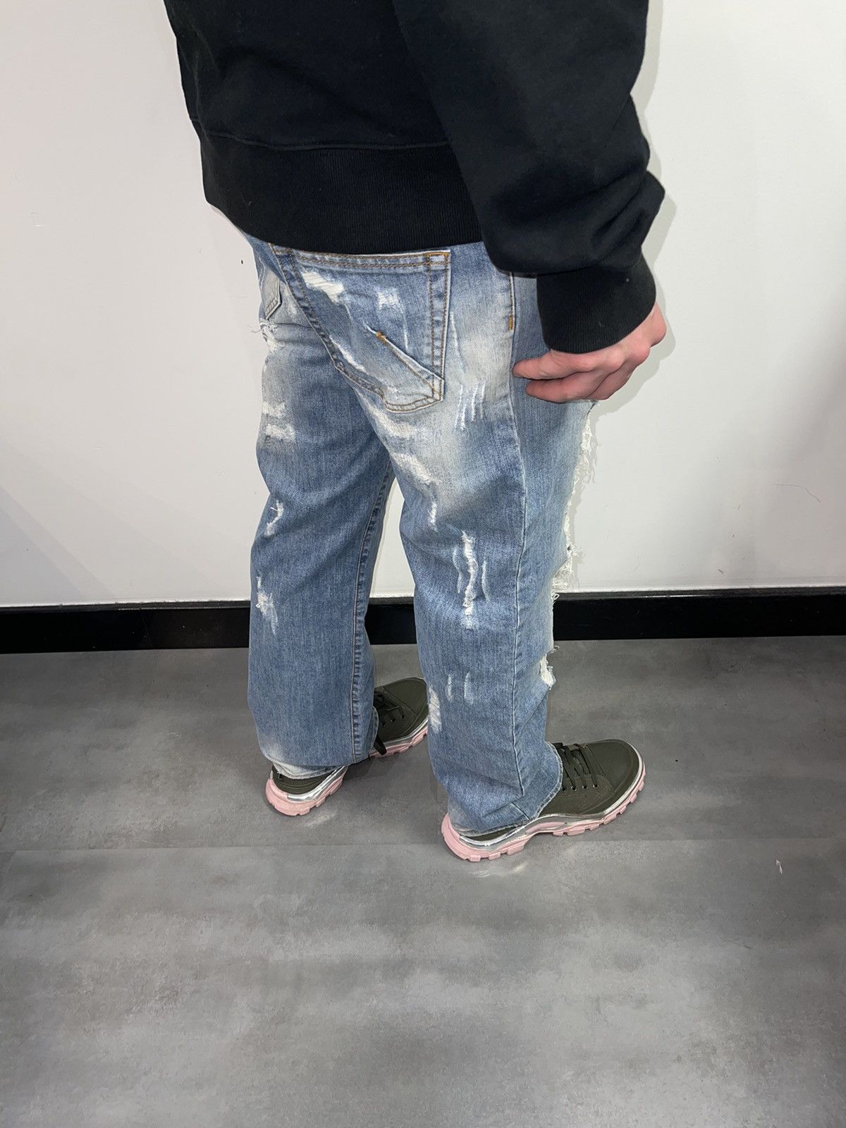 John Galliano Galliano Distressed Denim Pants Size US 36 / EU 52 - 11 Thumbnail