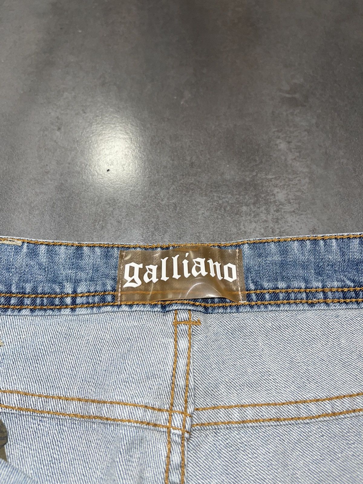 John Galliano Galliano Distressed Denim Pants Size US 36 / EU 52 - 14 Thumbnail