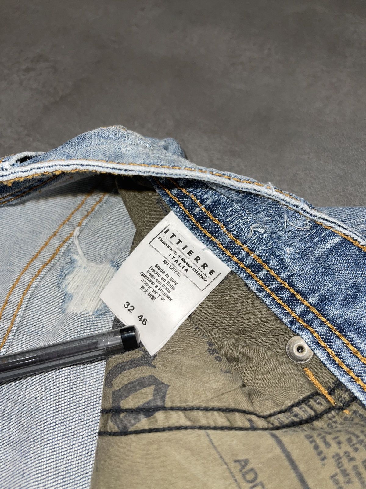 John Galliano Galliano Distressed Denim Pants Size US 36 / EU 52 - 15 Thumbnail