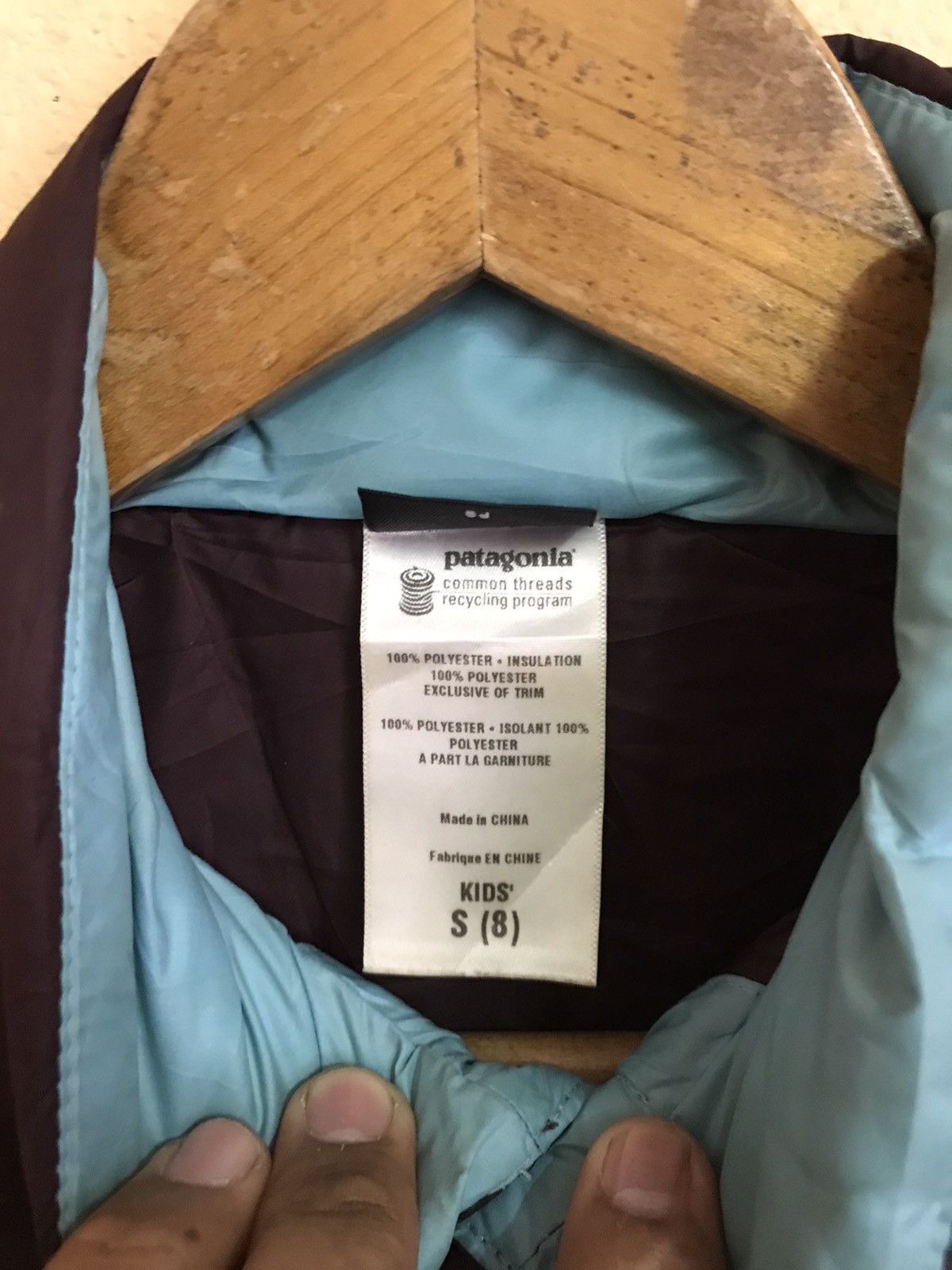 Patagonia PATAGONIA DOWN JACKET KIDS Size US XS / EU 42 / 0 - 7 Thumbnail