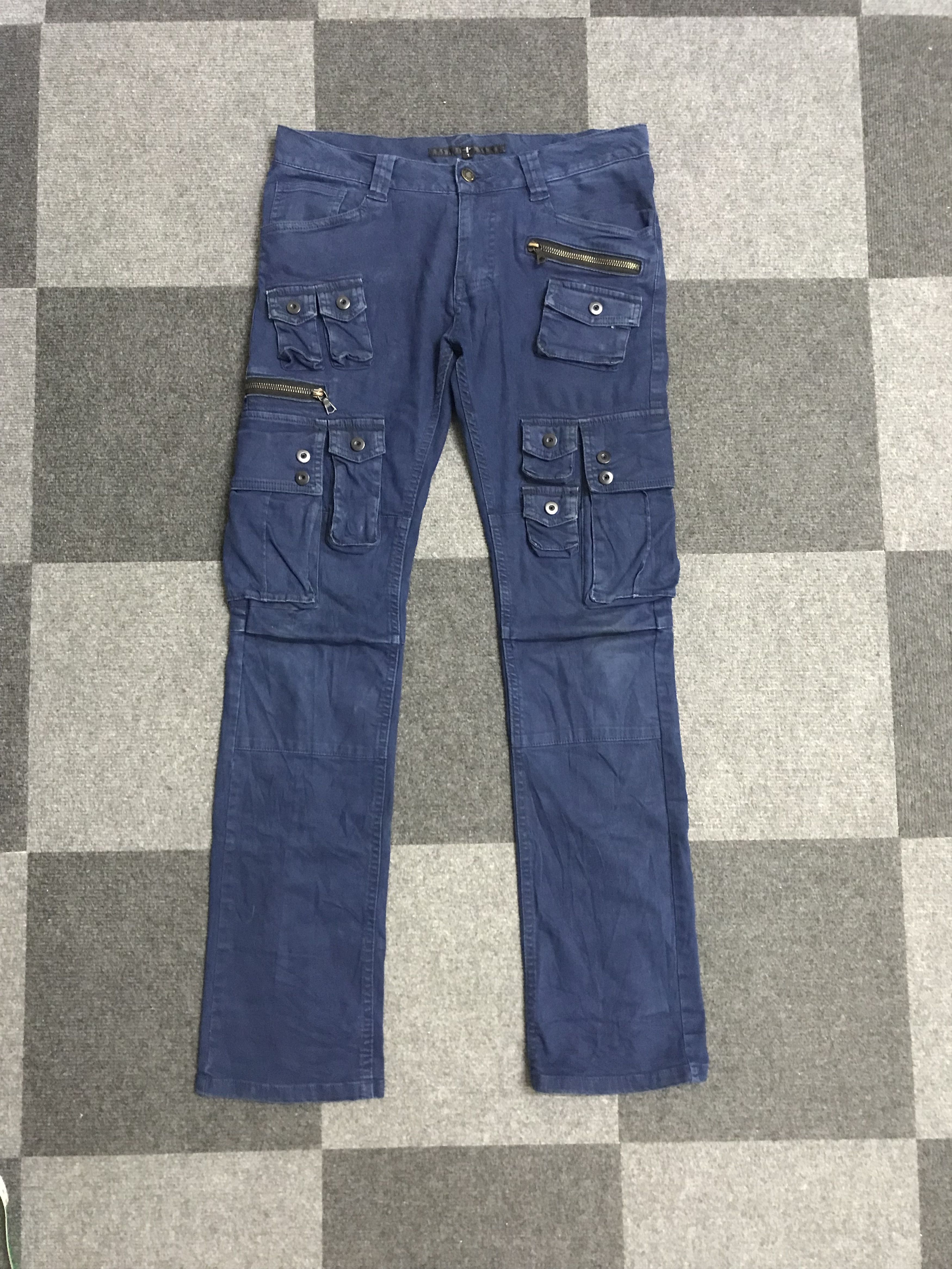 Japanese Brand CP324 NO ID Japan Designer Parasites Pocket Cargo Pant Size US 31 - 3 Thumbnail