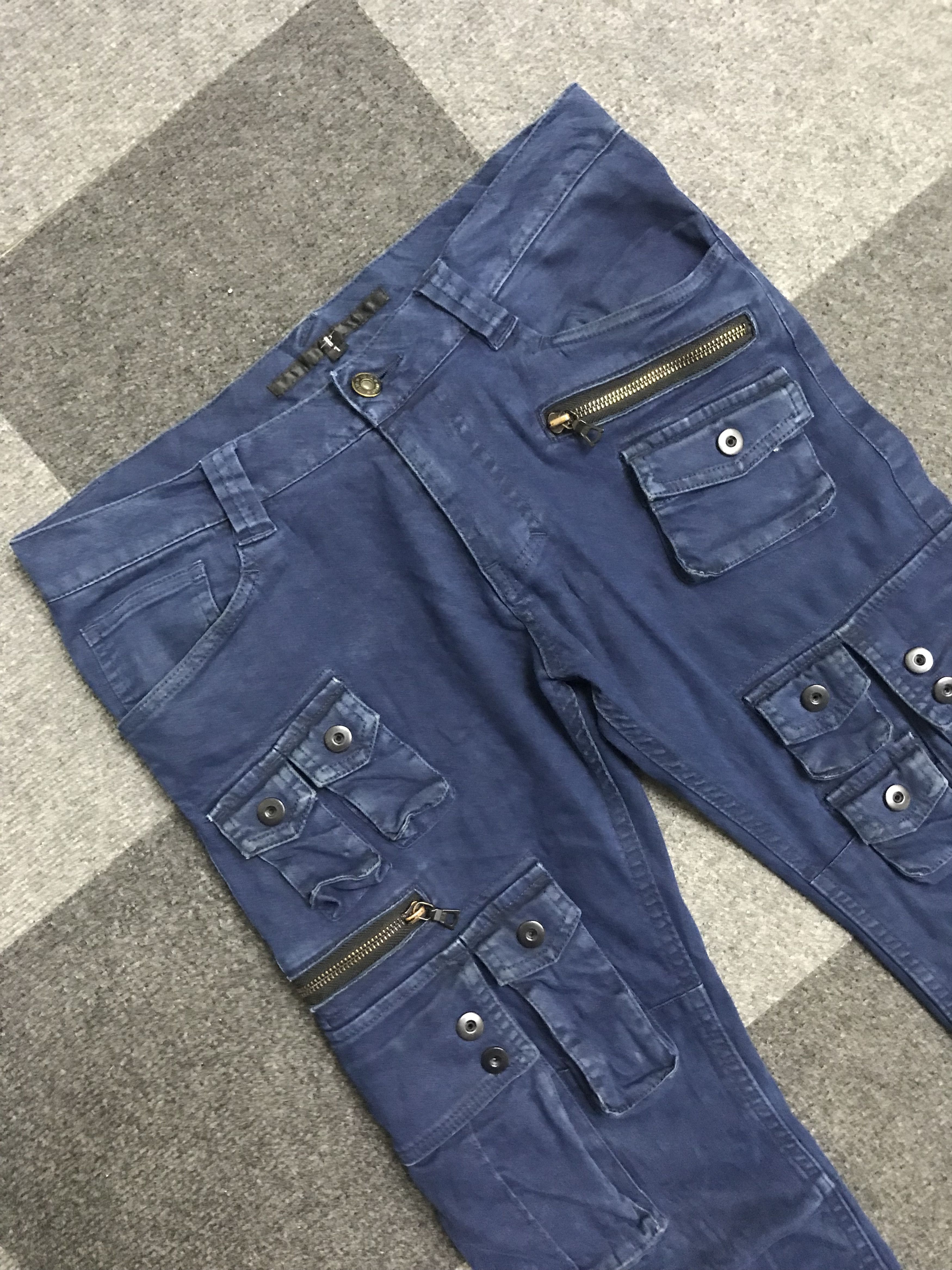 Japanese Brand CP324 NO ID Japan Designer Parasites Pocket Cargo Pant Size US 31 - 4 Thumbnail