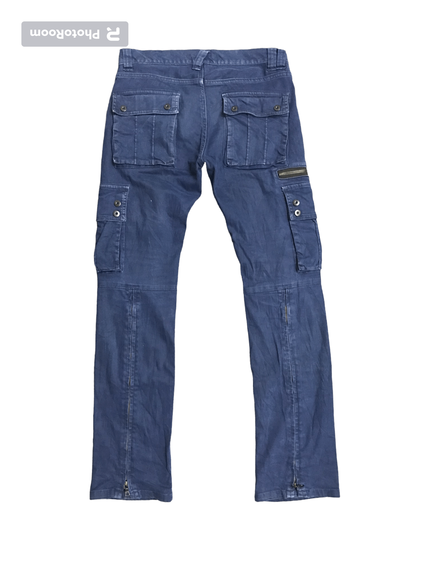 Japanese Brand CP324 NO ID Japan Designer Parasites Pocket Cargo Pant Size US 31 - 12 Thumbnail
