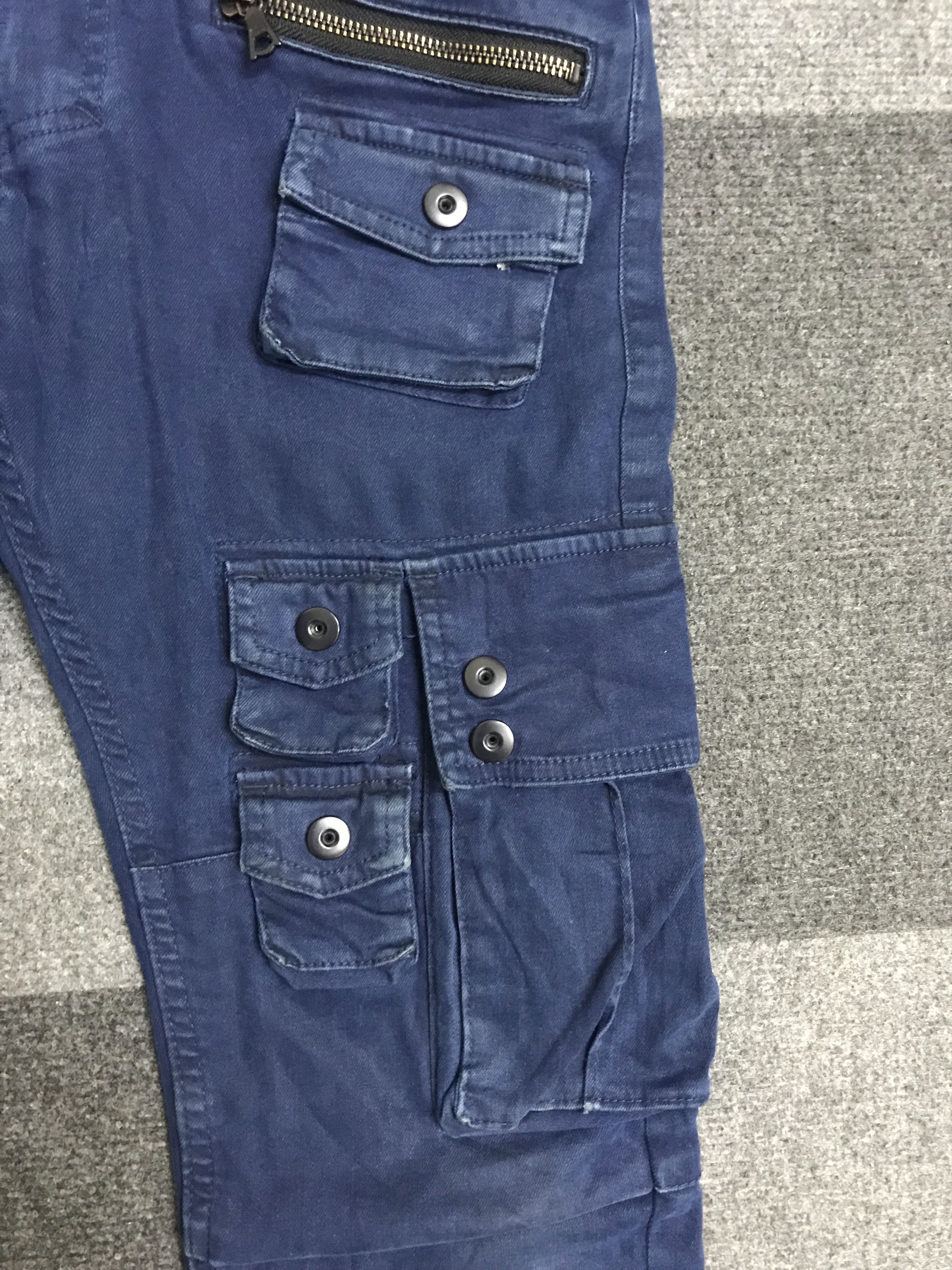 Japanese Brand CP324 NO ID Japan Designer Parasites Pocket Cargo Pant Size US 31 - 7 Thumbnail