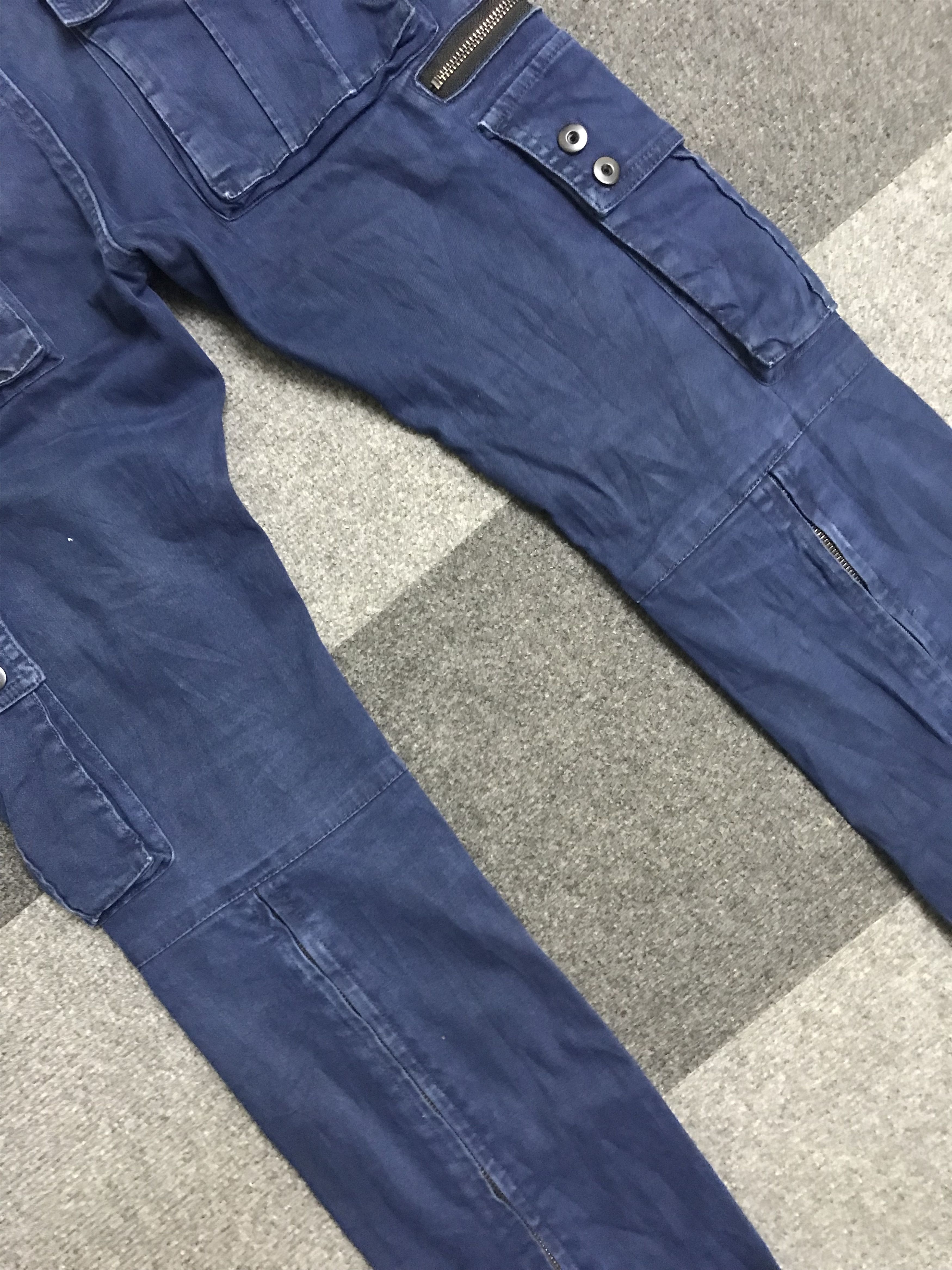 Japanese Brand CP324 NO ID Japan Designer Parasites Pocket Cargo Pant Size US 31 - 14 Thumbnail