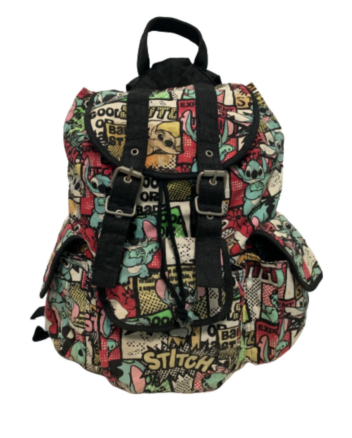 Vintage 90s Stitch Rucksack Parachute Backpack