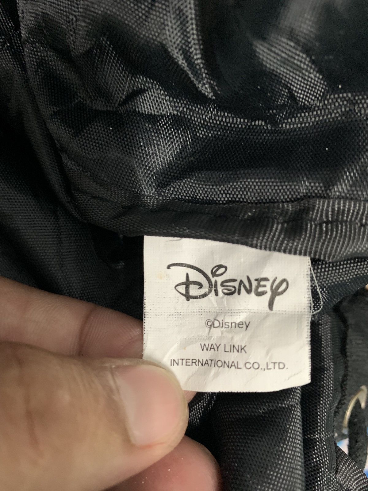 Disney Vintage 90s Stitch Rucksack Parachute Backpack Size ONE SIZE - 6 Thumbnail