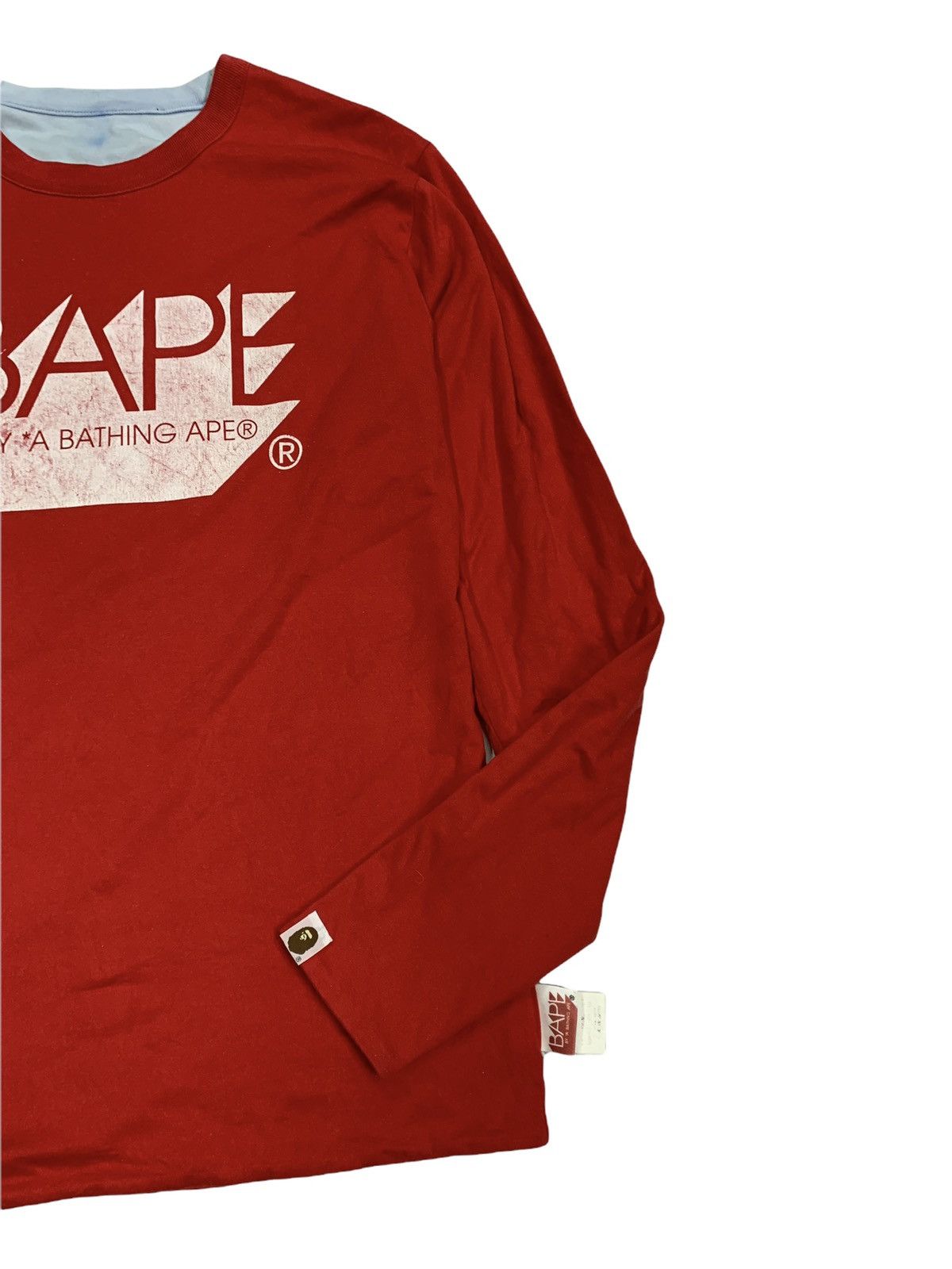 Bape 🔥OG BAPE REVERSIBLE L/SLEEVES TEE Size US M / EU 48-50 / 2 - 3 Thumbnail