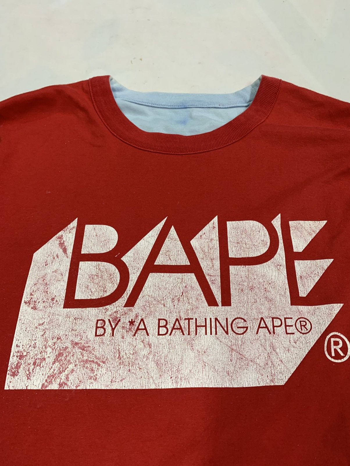 Bape 🔥OG BAPE REVERSIBLE L/SLEEVES TEE Size US M / EU 48-50 / 2 - 14 Thumbnail