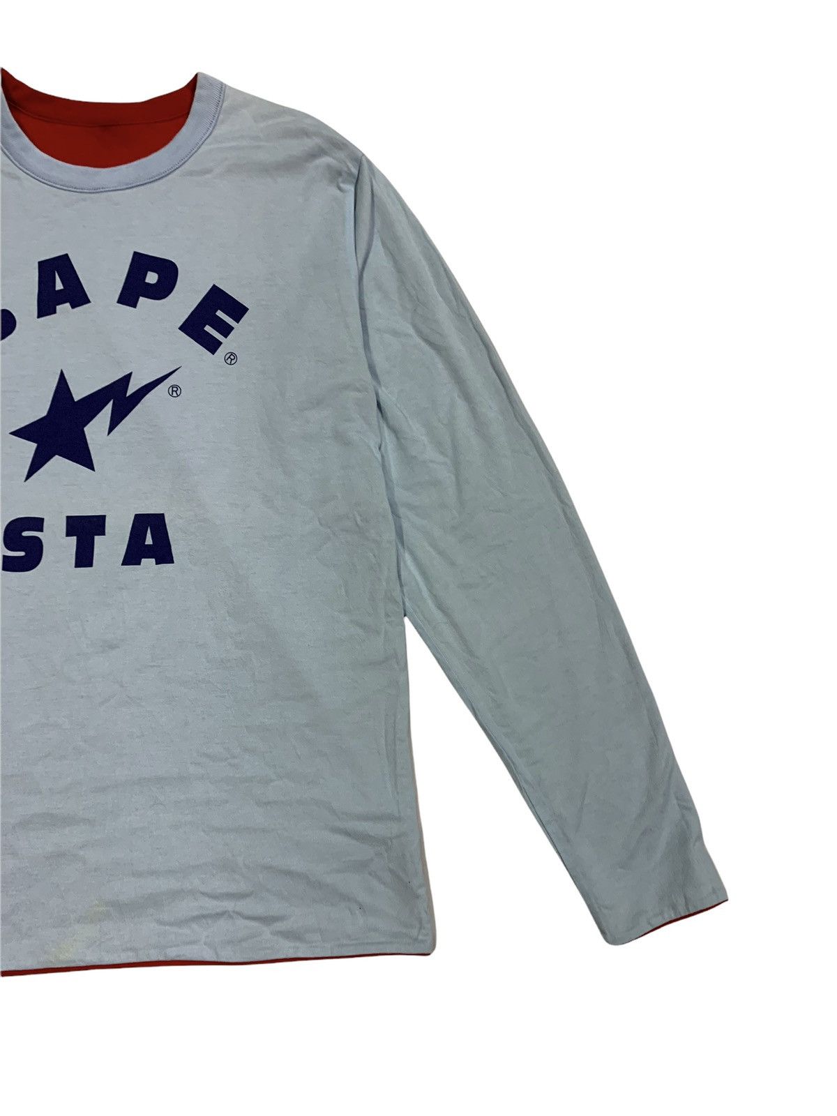 Bape 🔥OG BAPE REVERSIBLE L/SLEEVES TEE Size US M / EU 48-50 / 2 - 9 Thumbnail