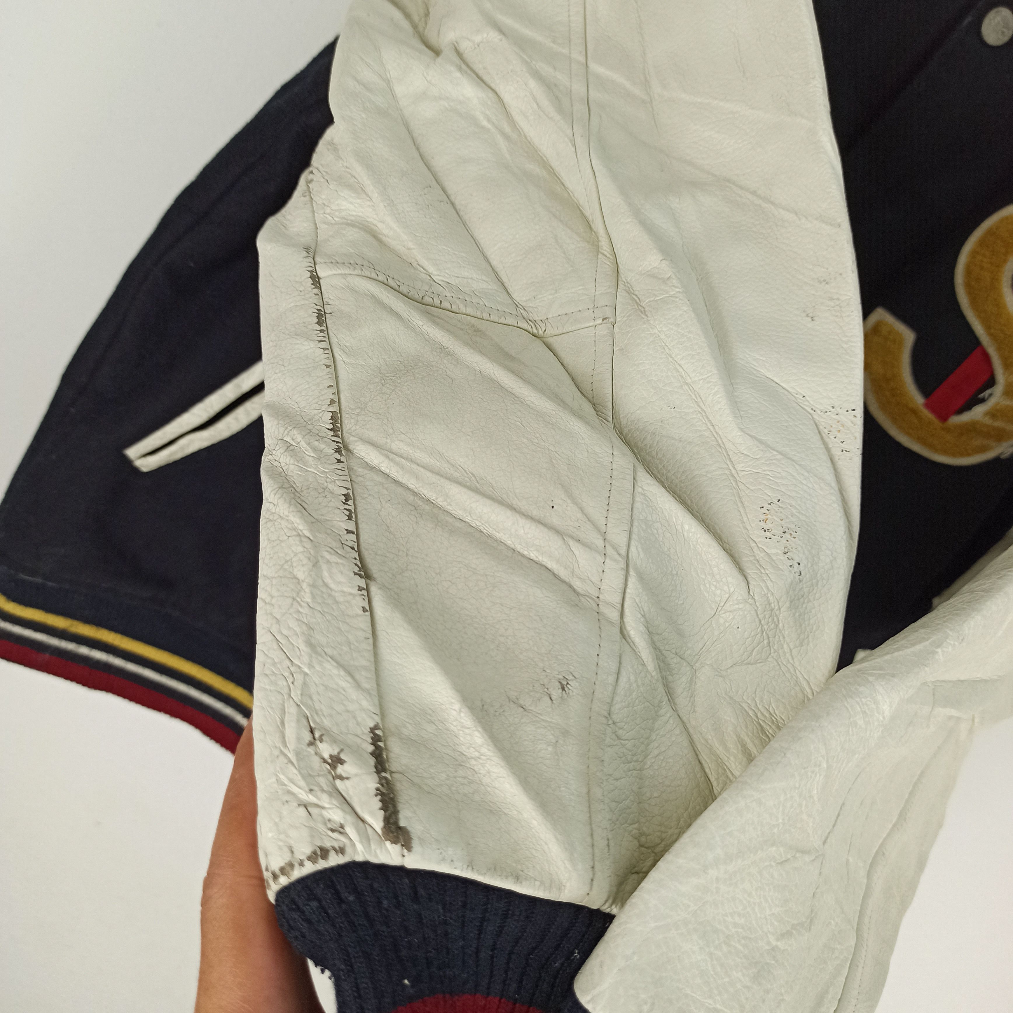 Japanese Brand 🔥Rare🔥 St.Christopher Varsity Jacket Embroidered Big Logo Size US L / EU 52-54 / 3 - 7 Thumbnail