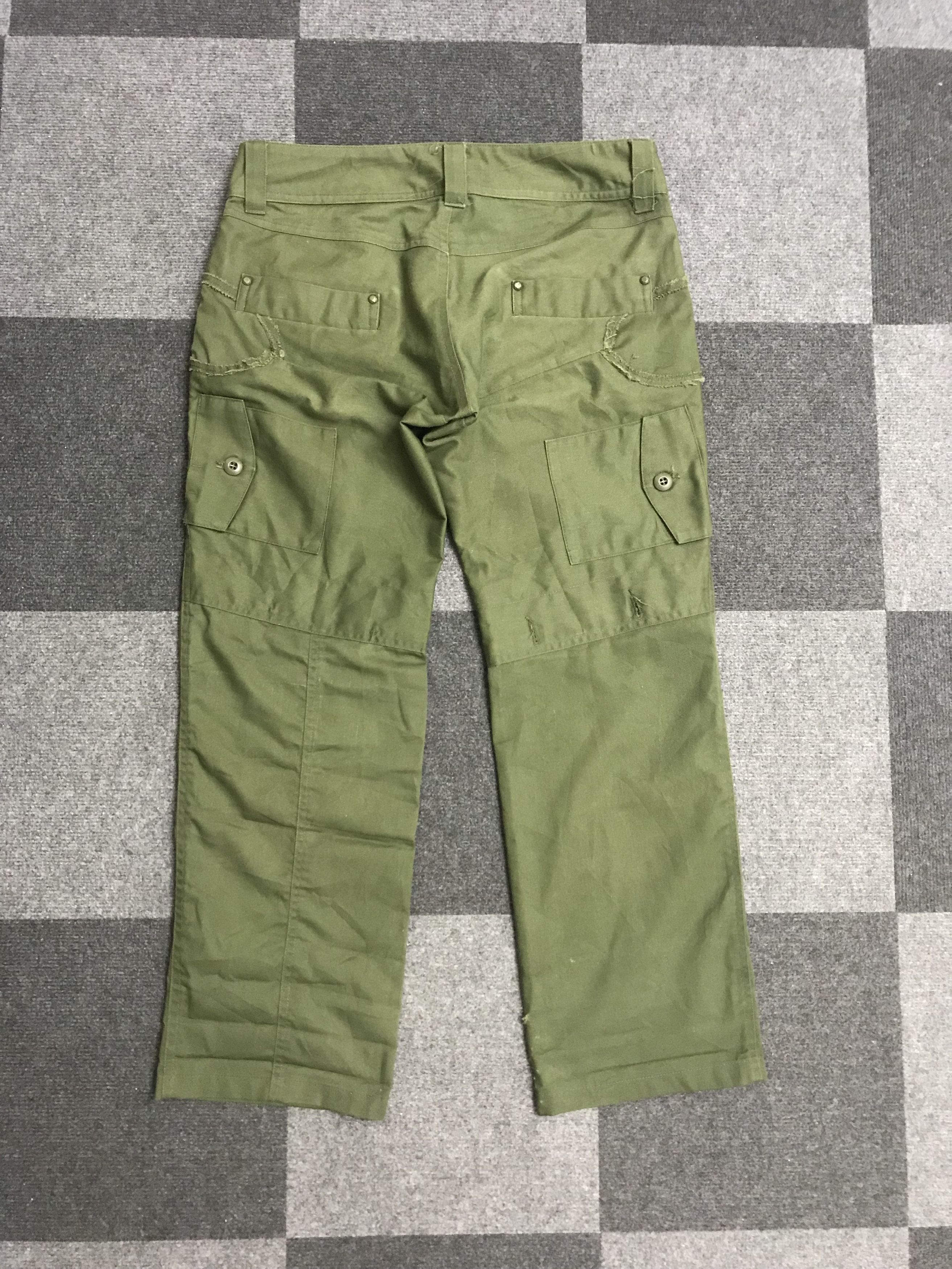 Japanese Brand CP325 cyrhme Japan Reconstructed Cropped Multipockets Pant Size US 33 - 9 Thumbnail