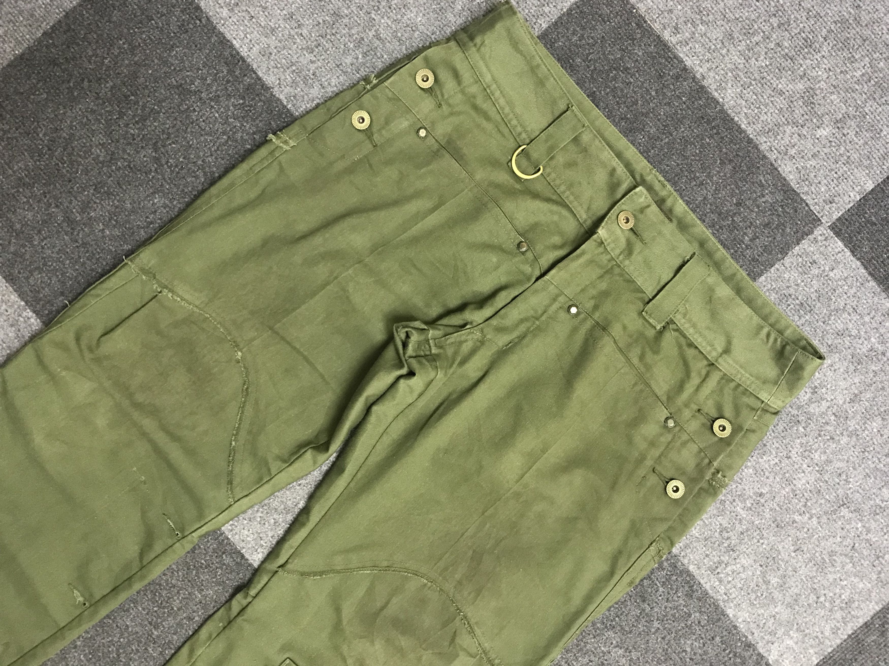 Japanese Brand CP325 cyrhme Japan Reconstructed Cropped Multipockets Pant Size US 33 - 2 Thumbnail