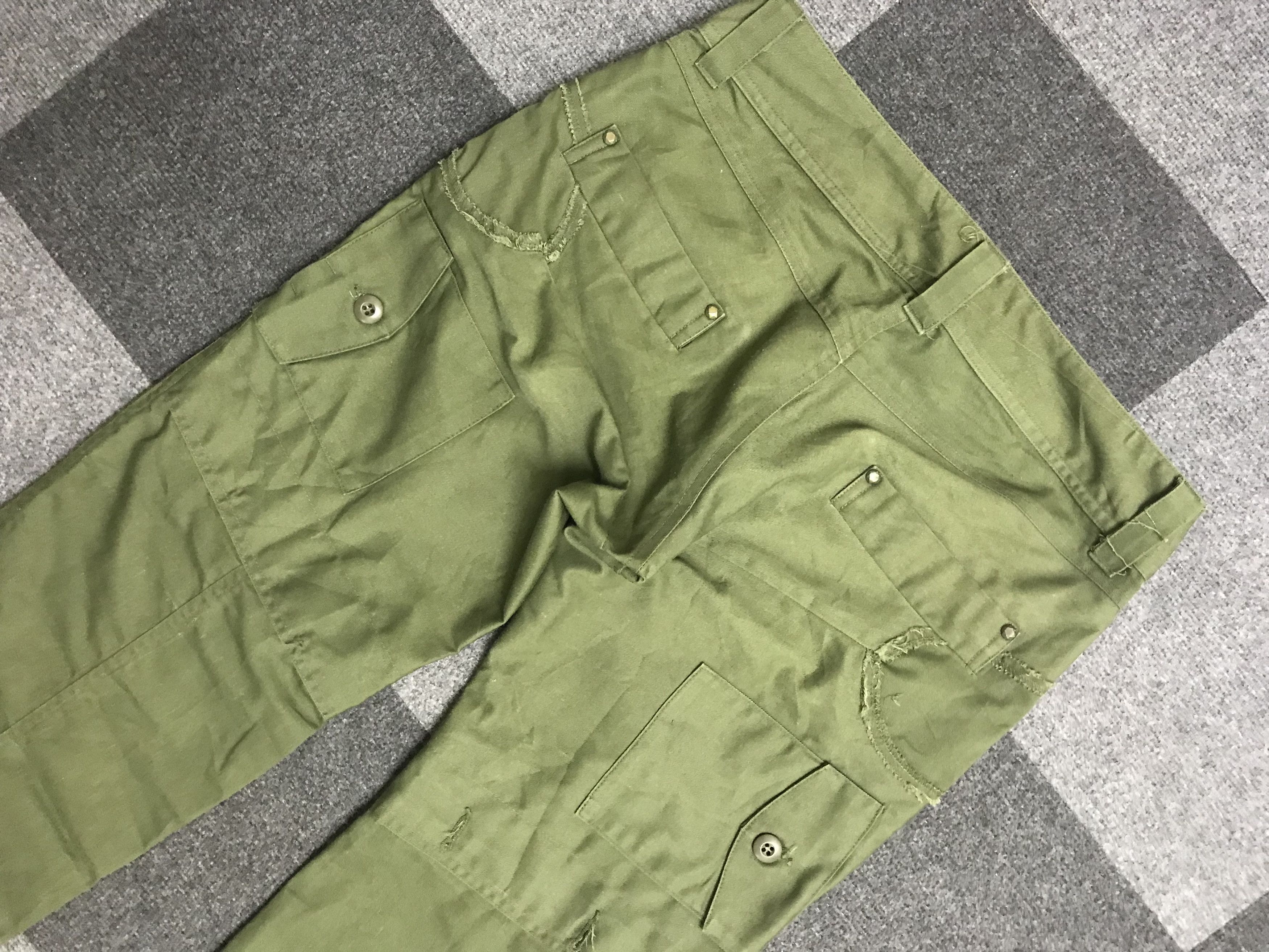Japanese Brand CP325 cyrhme Japan Reconstructed Cropped Multipockets Pant Size US 33 - 10 Thumbnail