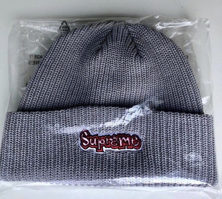 Supreme New GONZ Beanie GREY Size ONE SIZE - 3 Thumbnail