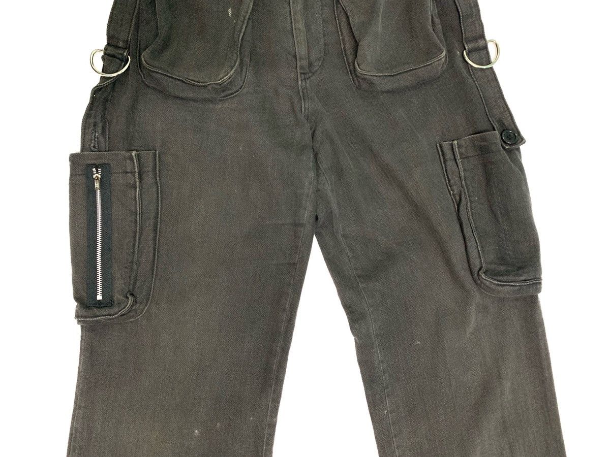 Japanese Brand Vintage Tactical Cargo Pocket Baggy Pants Size US 27 - 5 Thumbnail