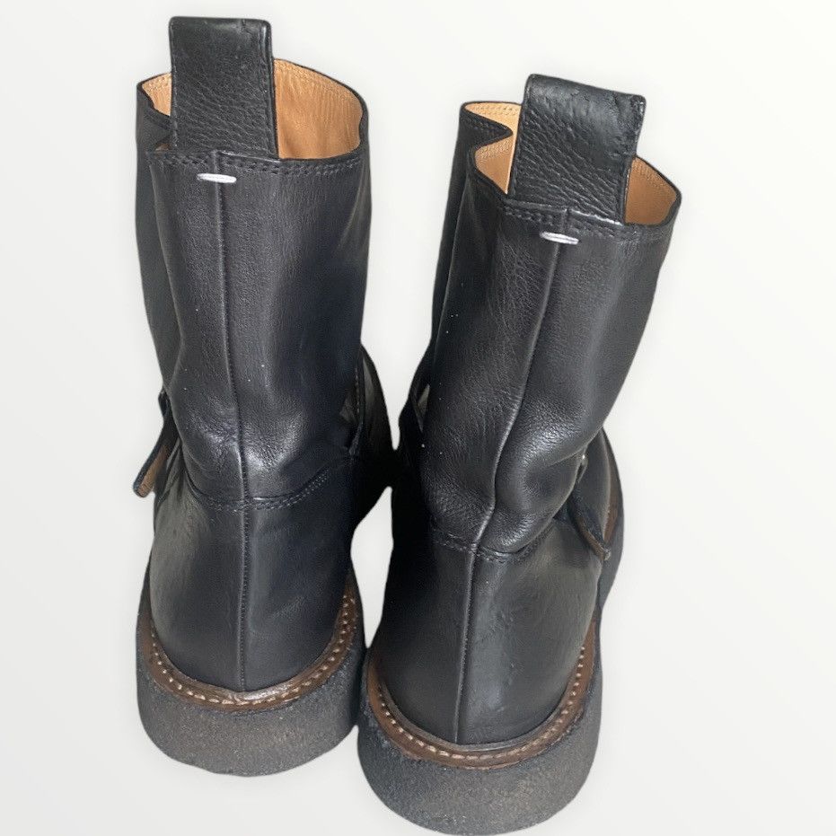 Maison Margiela Margiela Engineer Biker Boots Crepe Sole Size US 8.5 / EU 41-42 - 3 Thumbnail