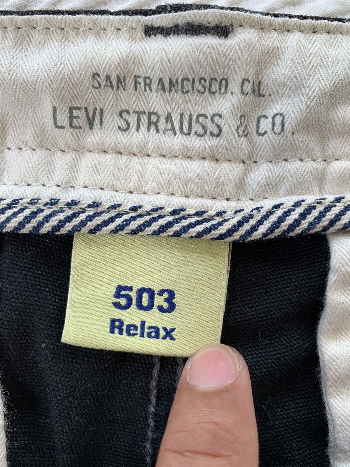 If Six Was Nine × Levi's Made & Crafted × Levi's Vintage Clothing ❤️ RARE ‼️ Levi's Lot 503 Tactical Multi Pockets Baggy Pants Size US 35 - 7 Thumbnail