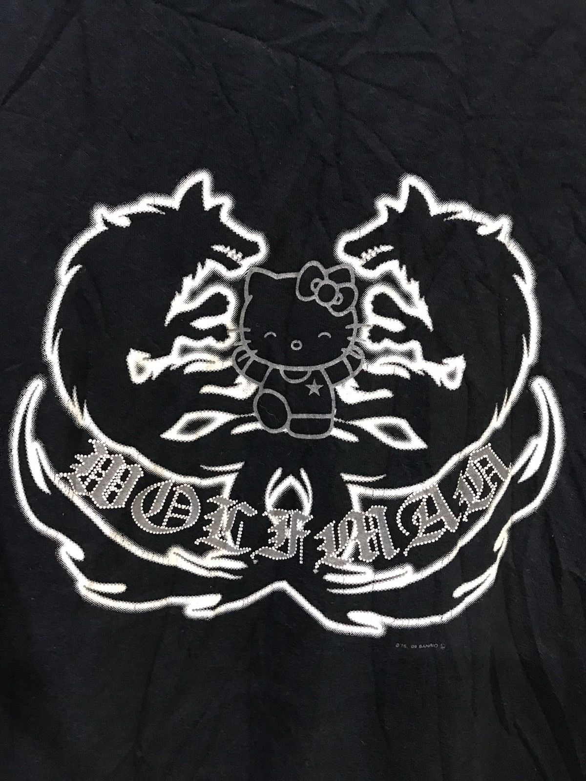 Japanese Brand HELLO KITTY X WOLFMAN Spell Out Shirt Size US M / EU 48-50 / 2 - 3 Thumbnail