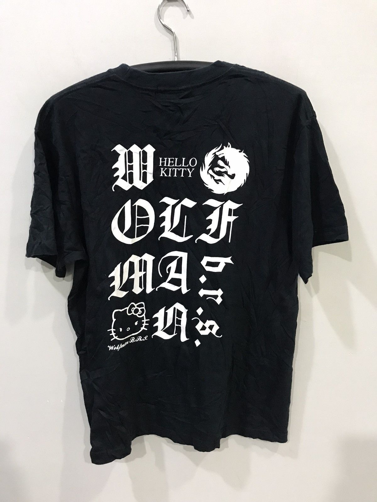 Japanese Brand HELLO KITTY X WOLFMAN Spell Out Shirt Size US M / EU 48-50 / 2 - 6 Thumbnail