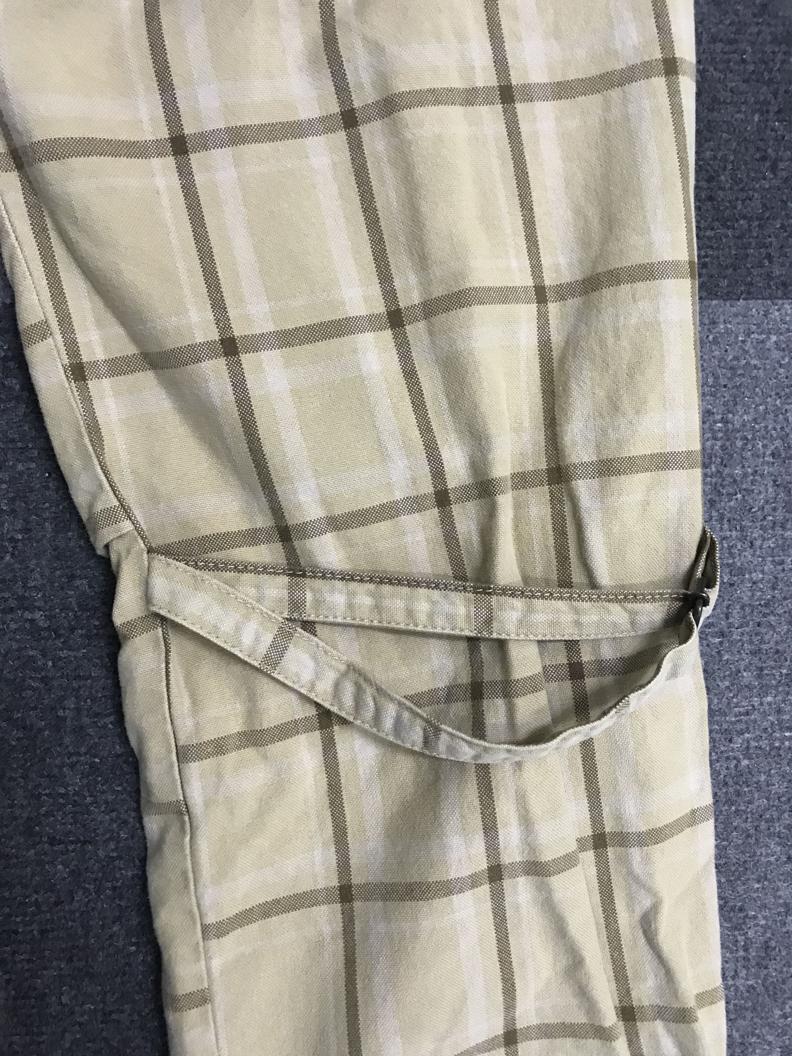 Japanese Brand CP327 TILT Vuja De Style Plaid Cargo pant Size US 33 - 15 Thumbnail