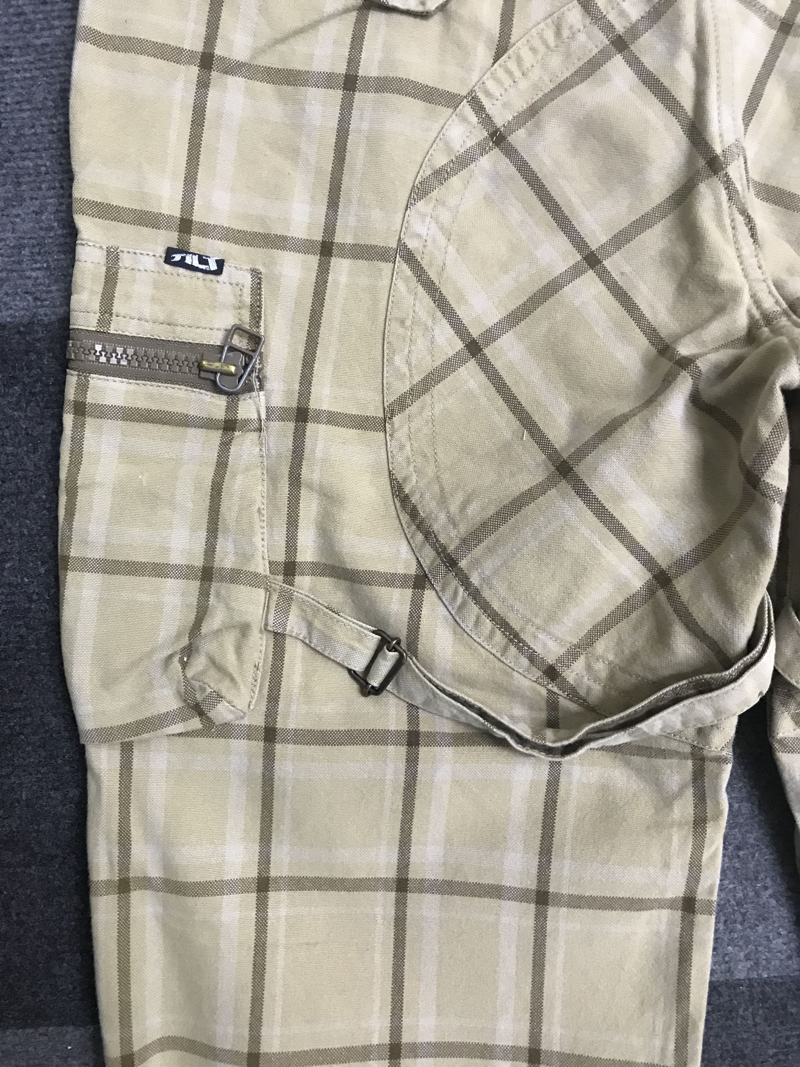 Japanese Brand CP327 TILT Vuja De Style Plaid Cargo pant Size US 33 - 17 Thumbnail