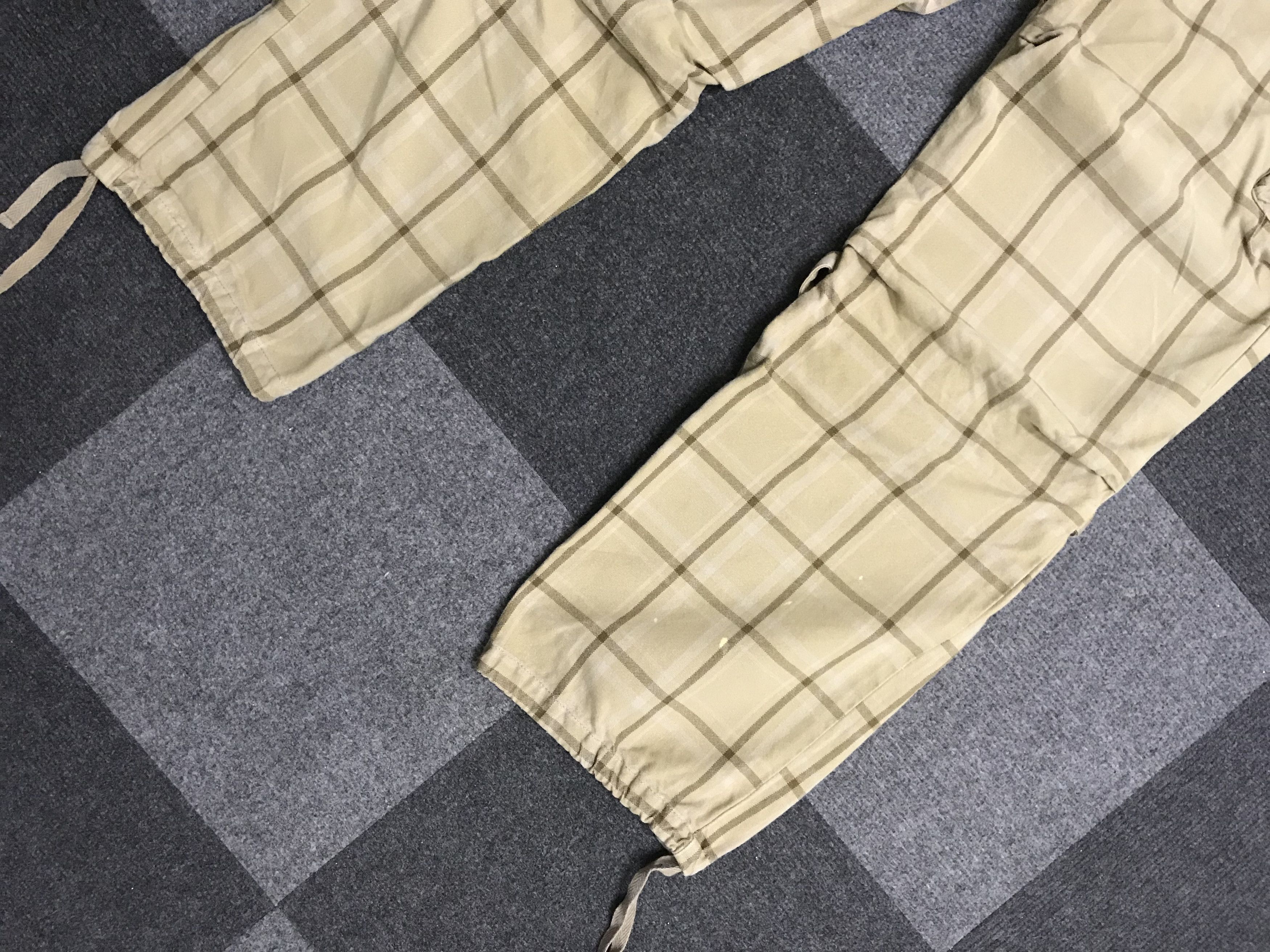 Japanese Brand CP327 TILT Vuja De Style Plaid Cargo pant Size US 33 - 5 Thumbnail