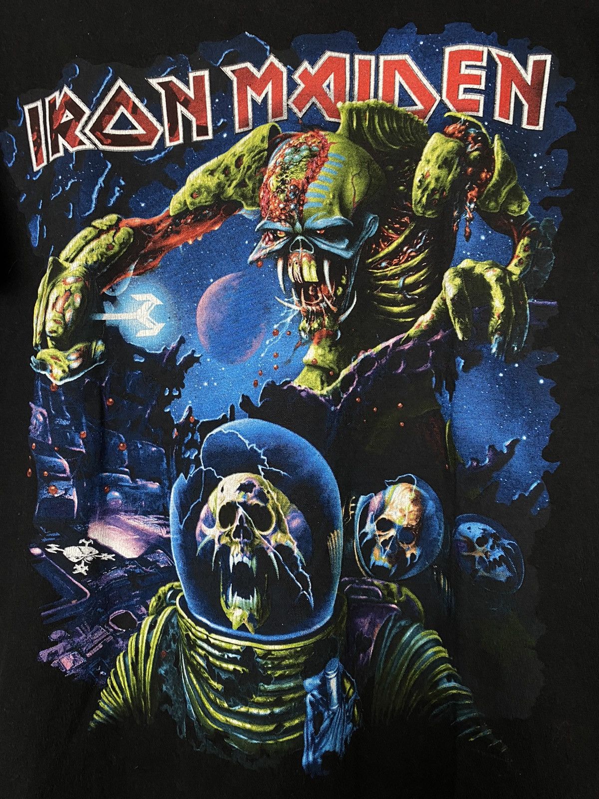 Iron Maiden × Vintage Iron Maiden retro black T-shirt Size US M / EU 48-50 / 2 - 2 Thumbnail