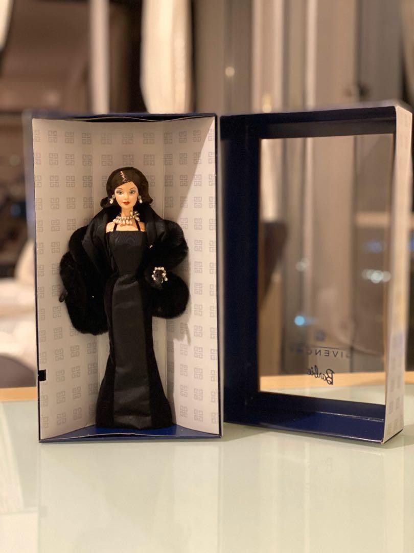 image of Mattel Givenchy X Barbie Doll in Black, Women's