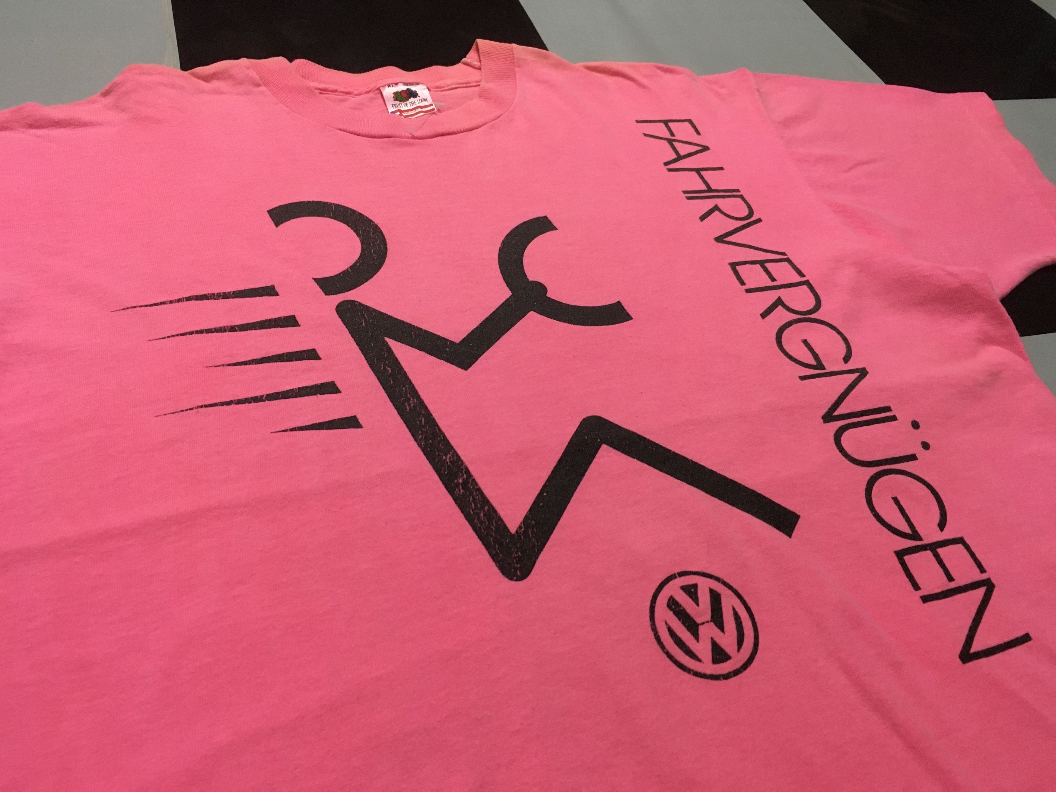 Vintage Vintage Volkswagen shirt Fahrvergnügen Driving Enjoyment Size US XL / EU 56 / 4 - 1 Thumbnail