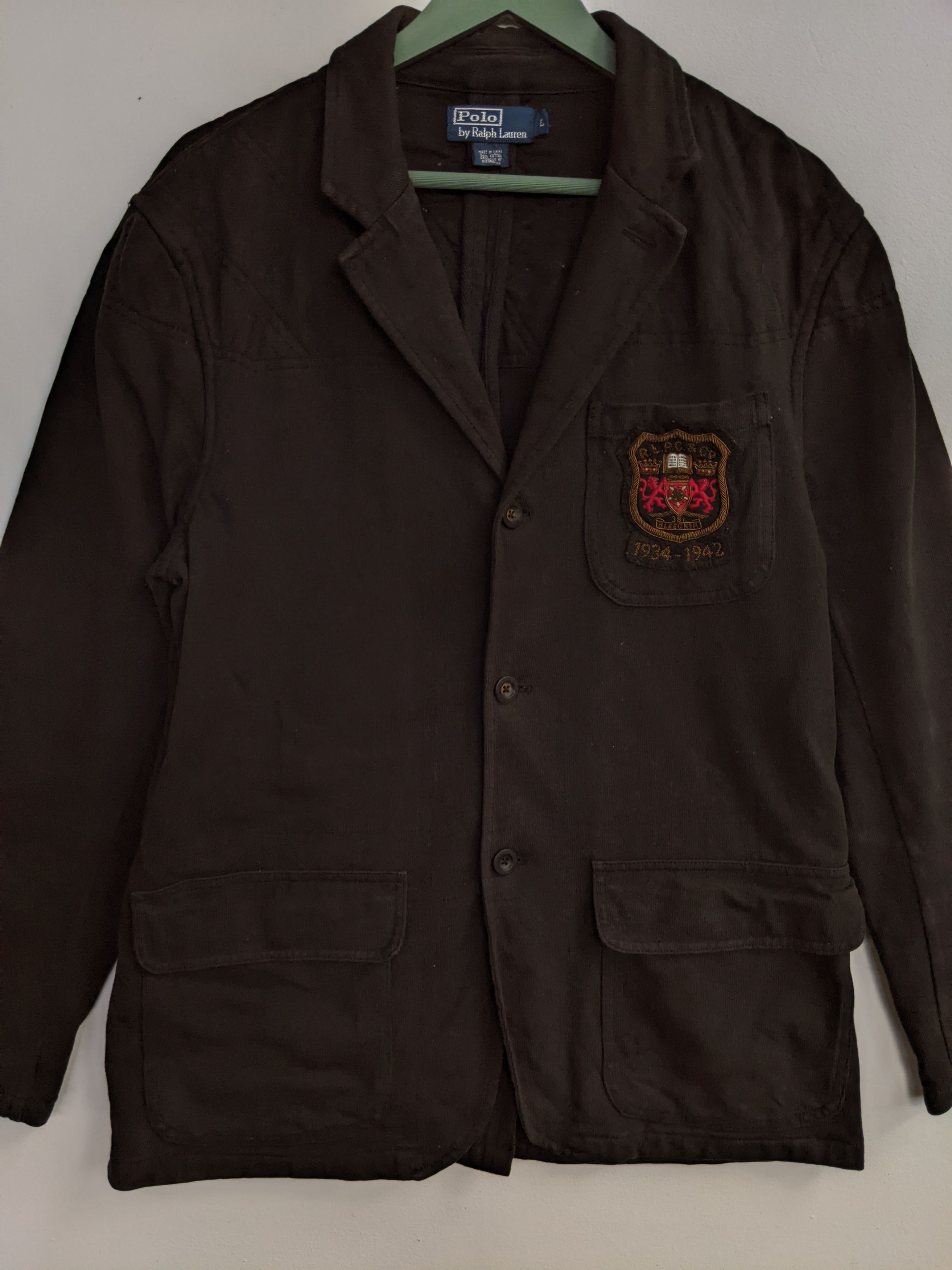 Designer × Polo Ralph Lauren Vintage Polo by Ralph Lauren Button Jacket Size US L / EU 52-54 / 3 - 10 Thumbnail