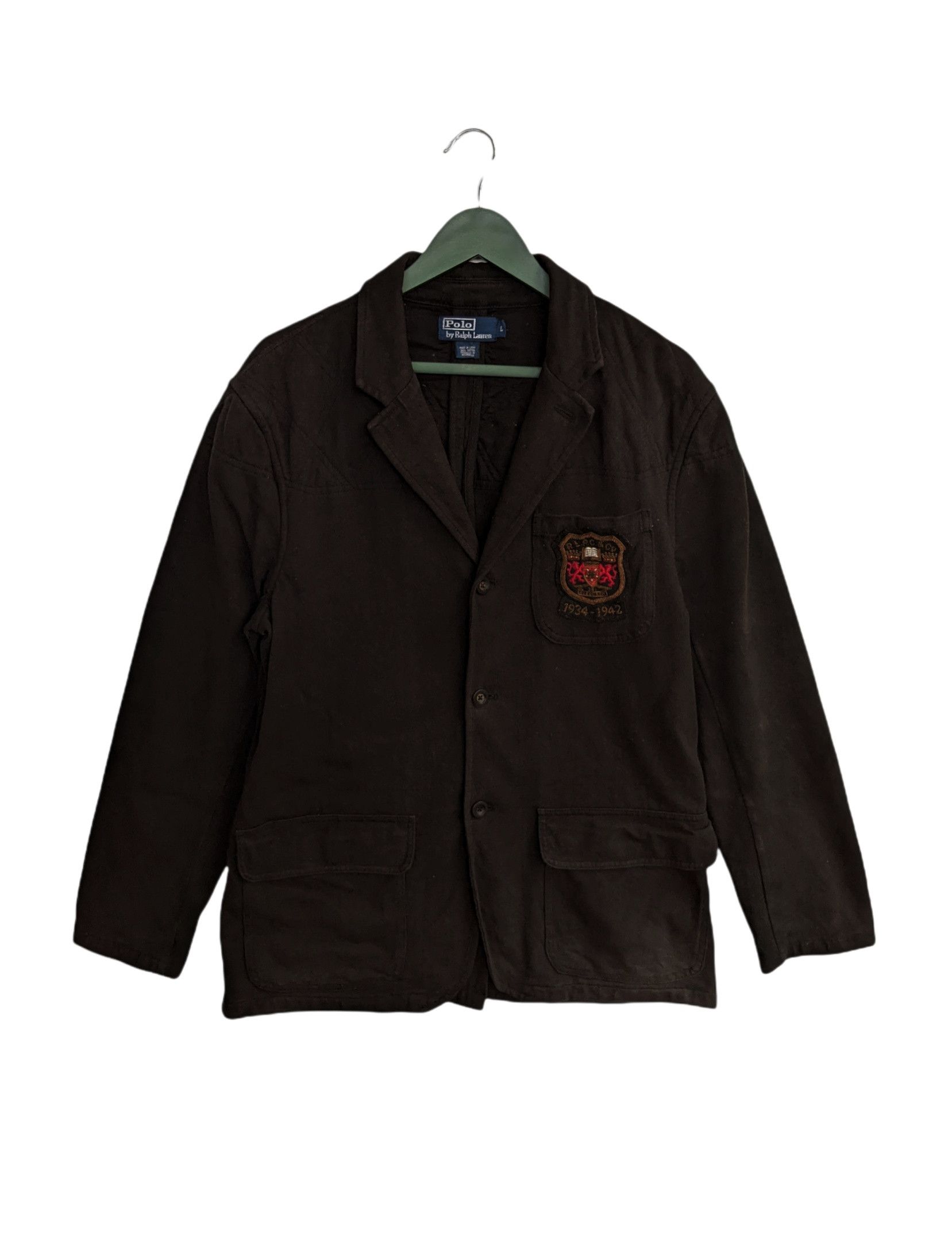 Designer × Polo Ralph Lauren Vintage Polo by Ralph Lauren Button Jacket Size US L / EU 52-54 / 3 - 1 Thumbnail