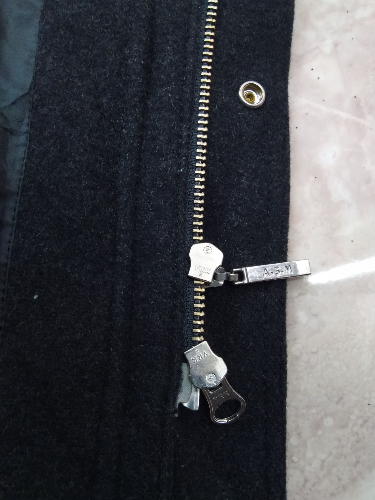 Japanese Brand × Vintage A.S.M Atelier Sab Men Wool Heavy Jacket Coat Size US M / EU 48-50 / 2 - 12 Thumbnail