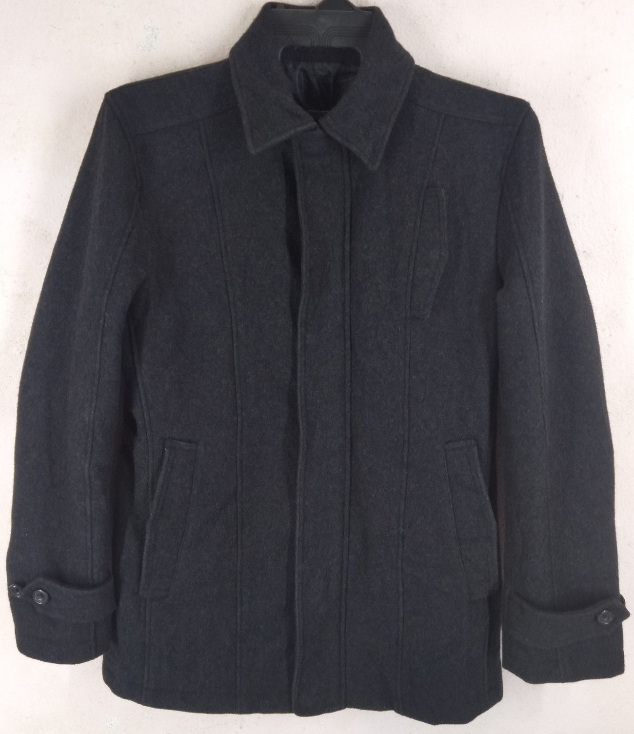 Japanese Brand × Vintage A.S.M Atelier Sab Men Wool Heavy Jacket Coat Size US M / EU 48-50 / 2 - 1 Thumbnail