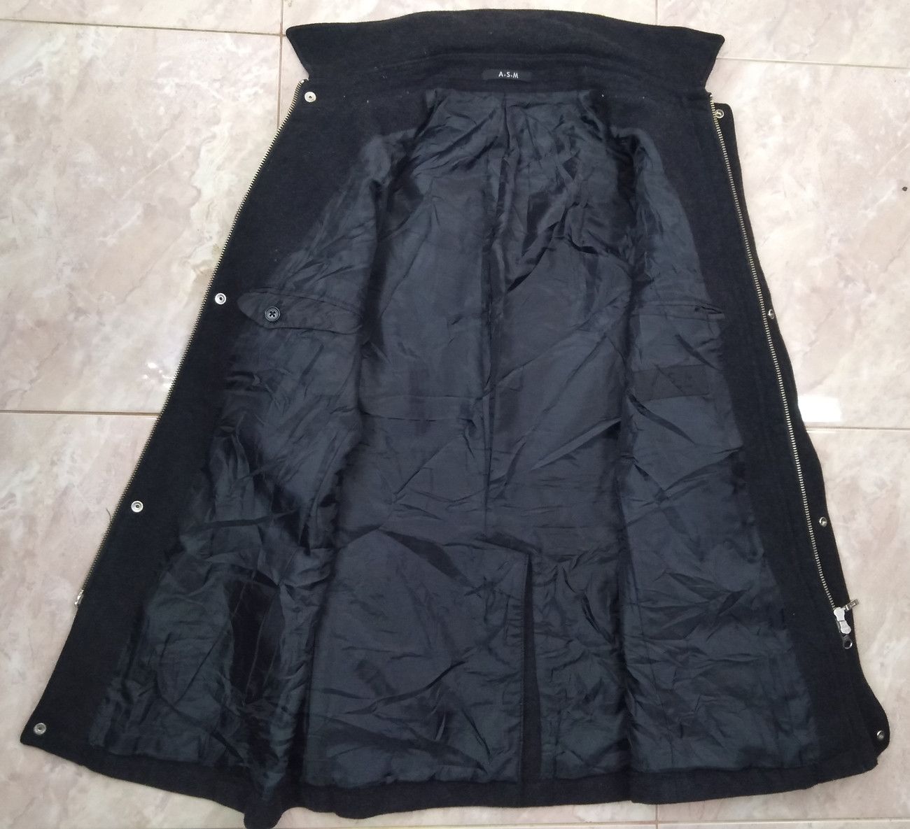 Japanese Brand × Vintage A.S.M Atelier Sab Men Wool Heavy Jacket Coat Size US M / EU 48-50 / 2 - 10 Thumbnail