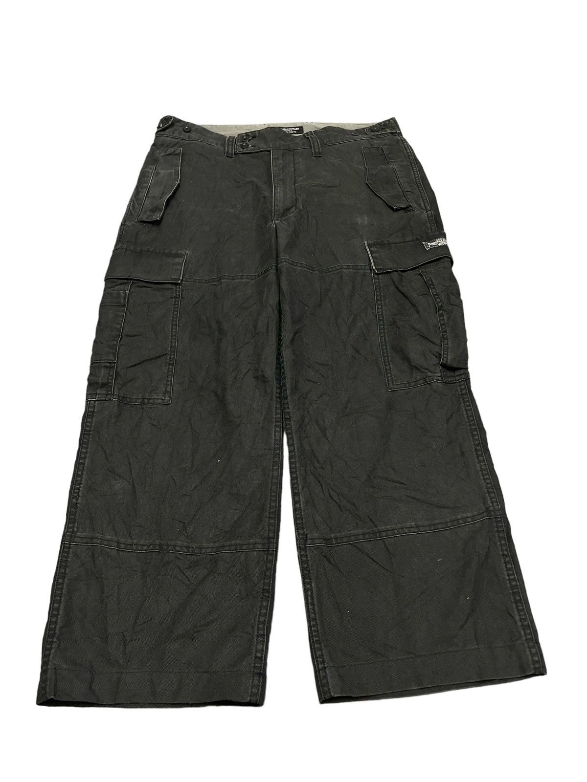 Japanese Brand × Polo Ralph Lauren BAGGY💥SUN FADED RALPH LAUREN CARGO PANT Size US 35 - 2 Thumbnail
