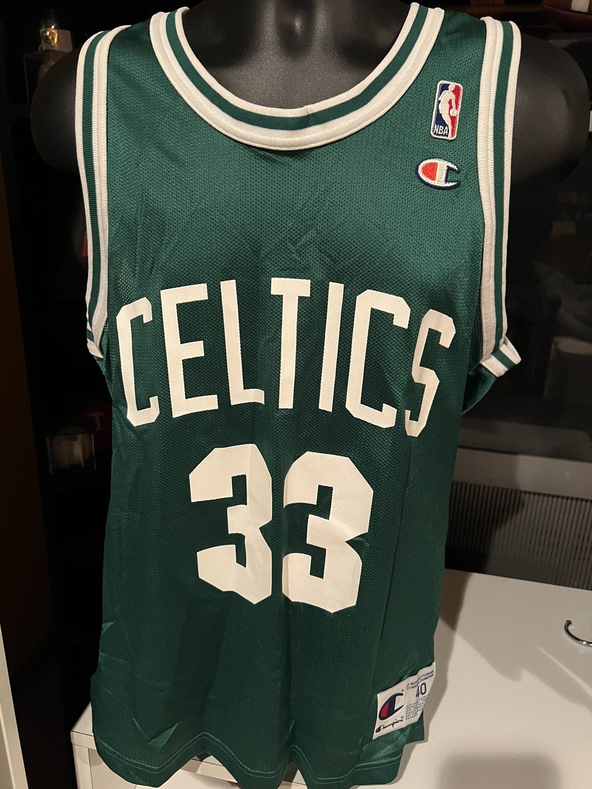 Champion × NBA × Vintage Vintage Boston Celtics Larry Bird Jersey Size US M / EU 48-50 / 2 - 1 Thumbnail
