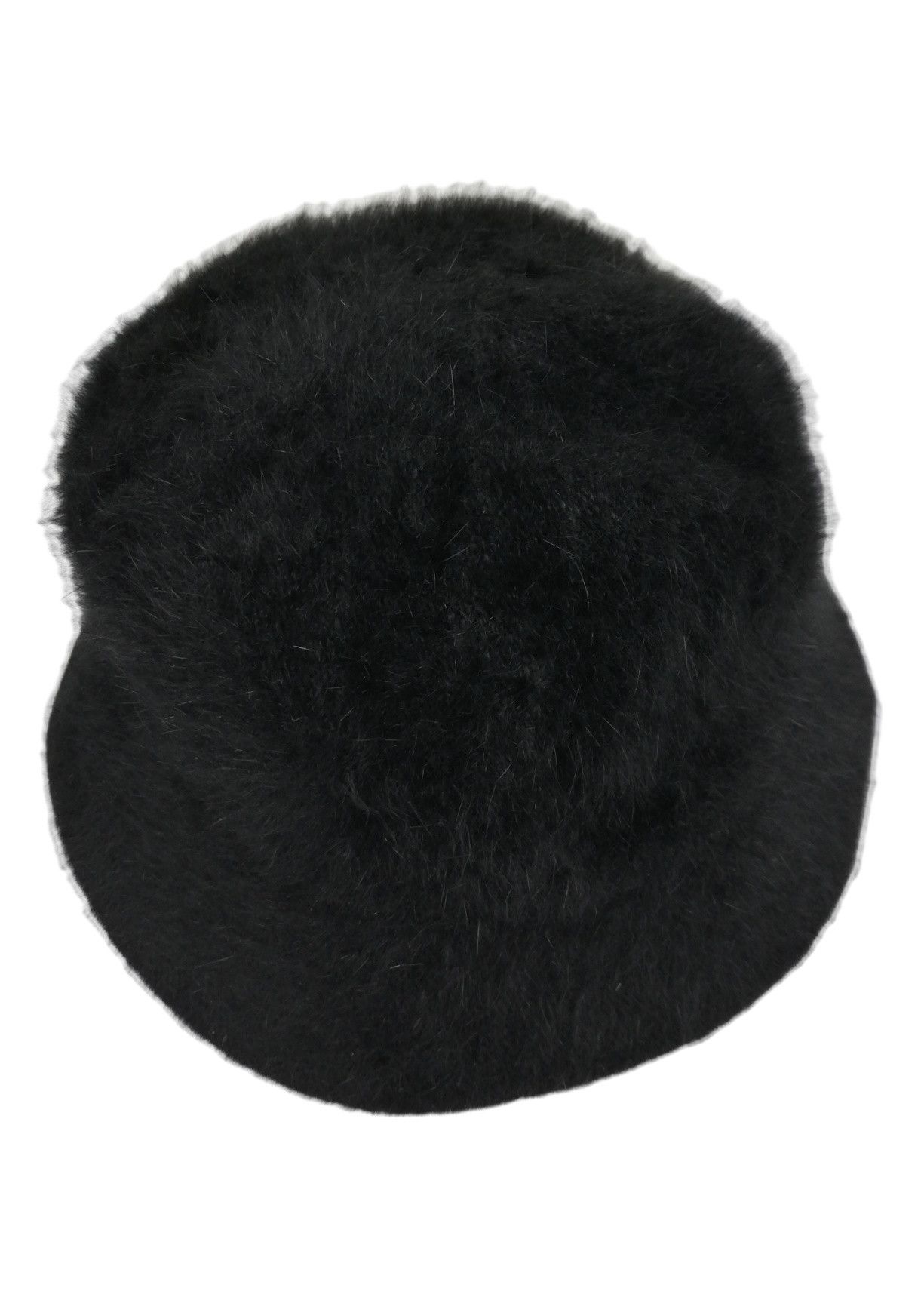 Designer 🔥Azuh Black Furgora Genuine Angora Rabbit Fur Bucket Hat Size ONE SIZE - 11 Thumbnail