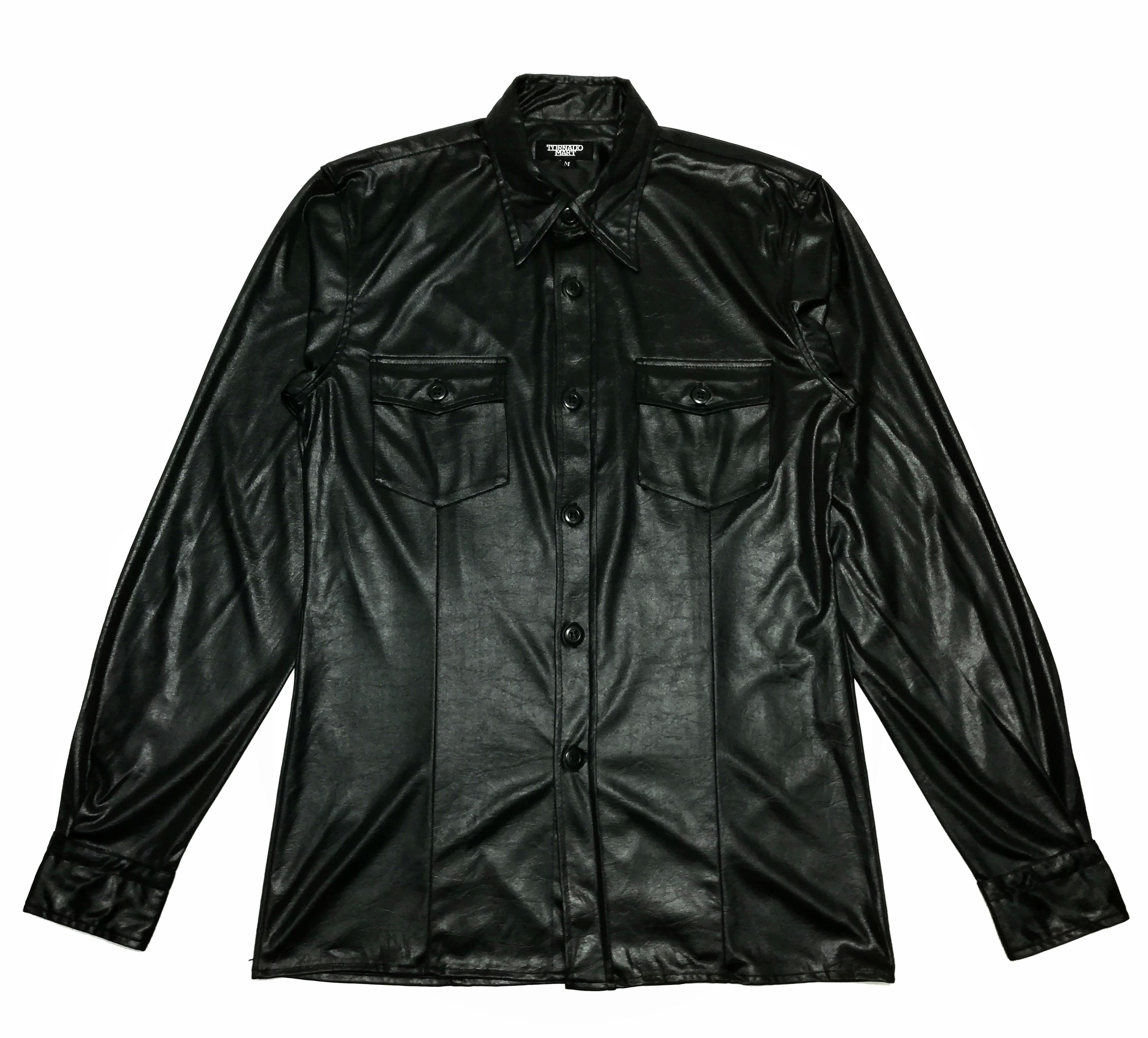 Japanese Brand × Tornado Mart 🔥GRAIL RARE Tornado Mart Japan Shining Polyester Button Up Size US S / EU 44-46 / 1 - 2 Thumbnail