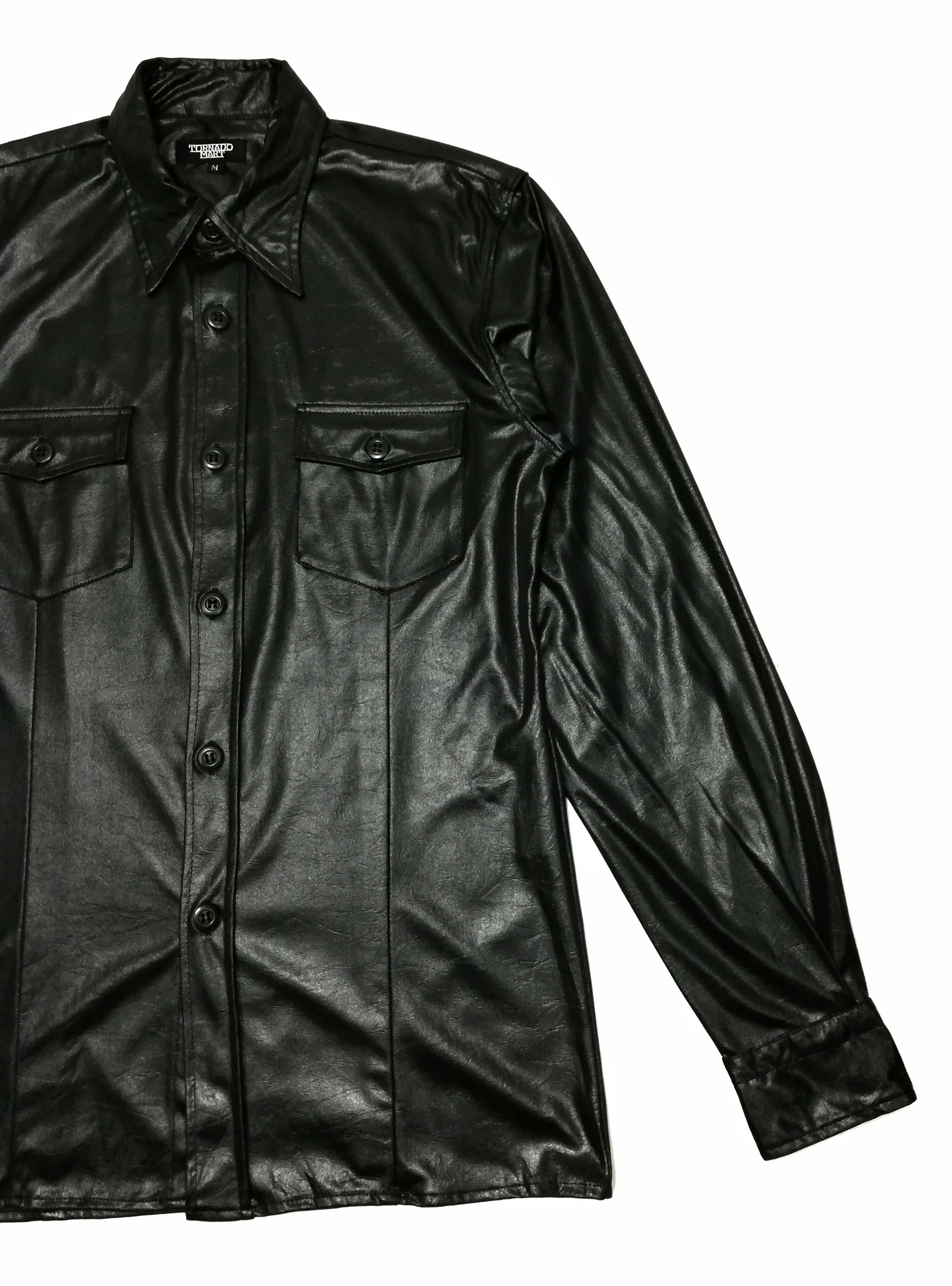 Japanese Brand × Tornado Mart 🔥GRAIL RARE Tornado Mart Japan Shining Polyester Button Up Size US S / EU 44-46 / 1 - 4 Thumbnail