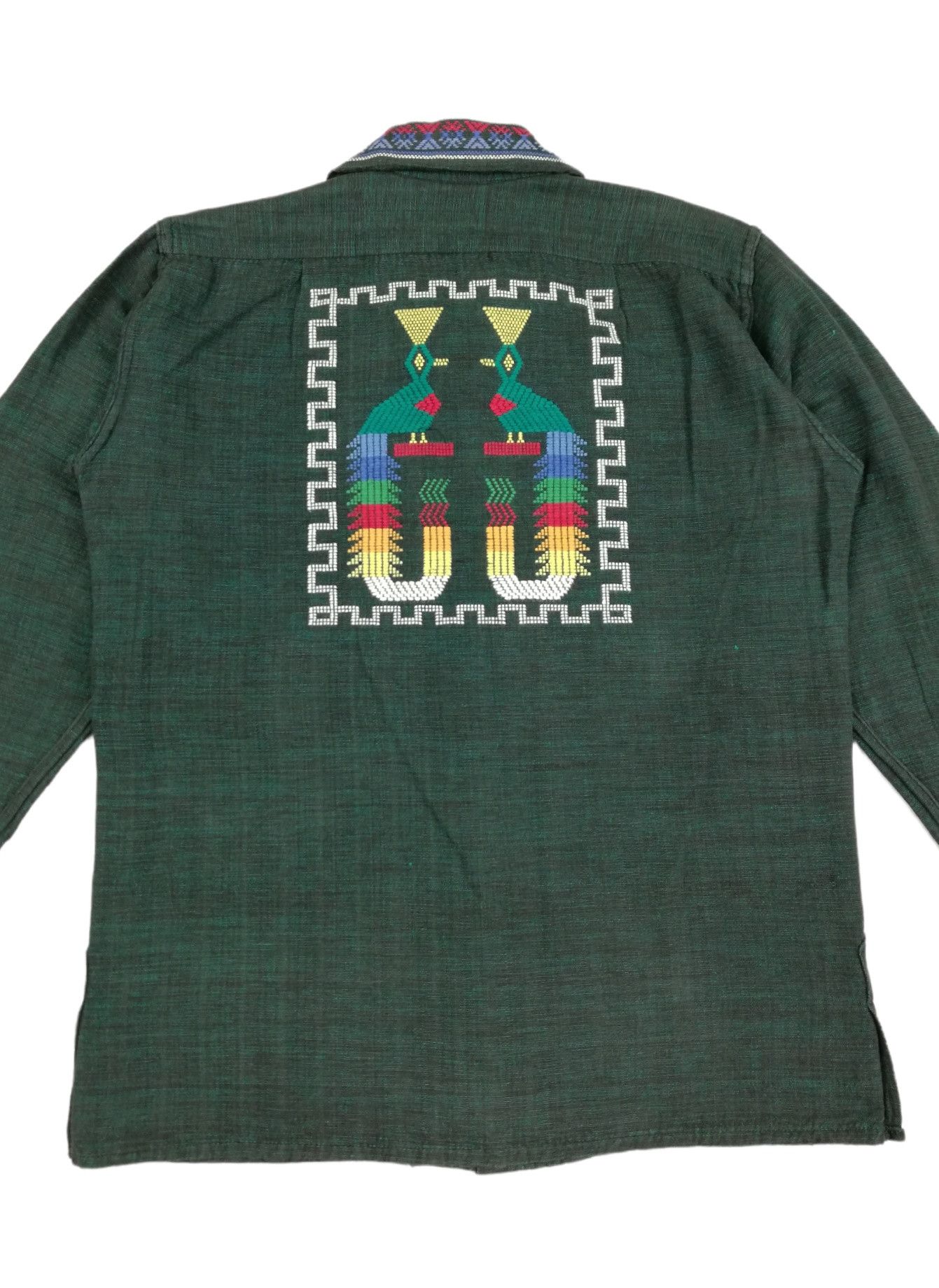 Art Comes First × Native 🔥1960's Guatemalan Aztec Embroidered Handwoven Hemp Jacket Size US M / EU 48-50 / 2 - 12 Thumbnail