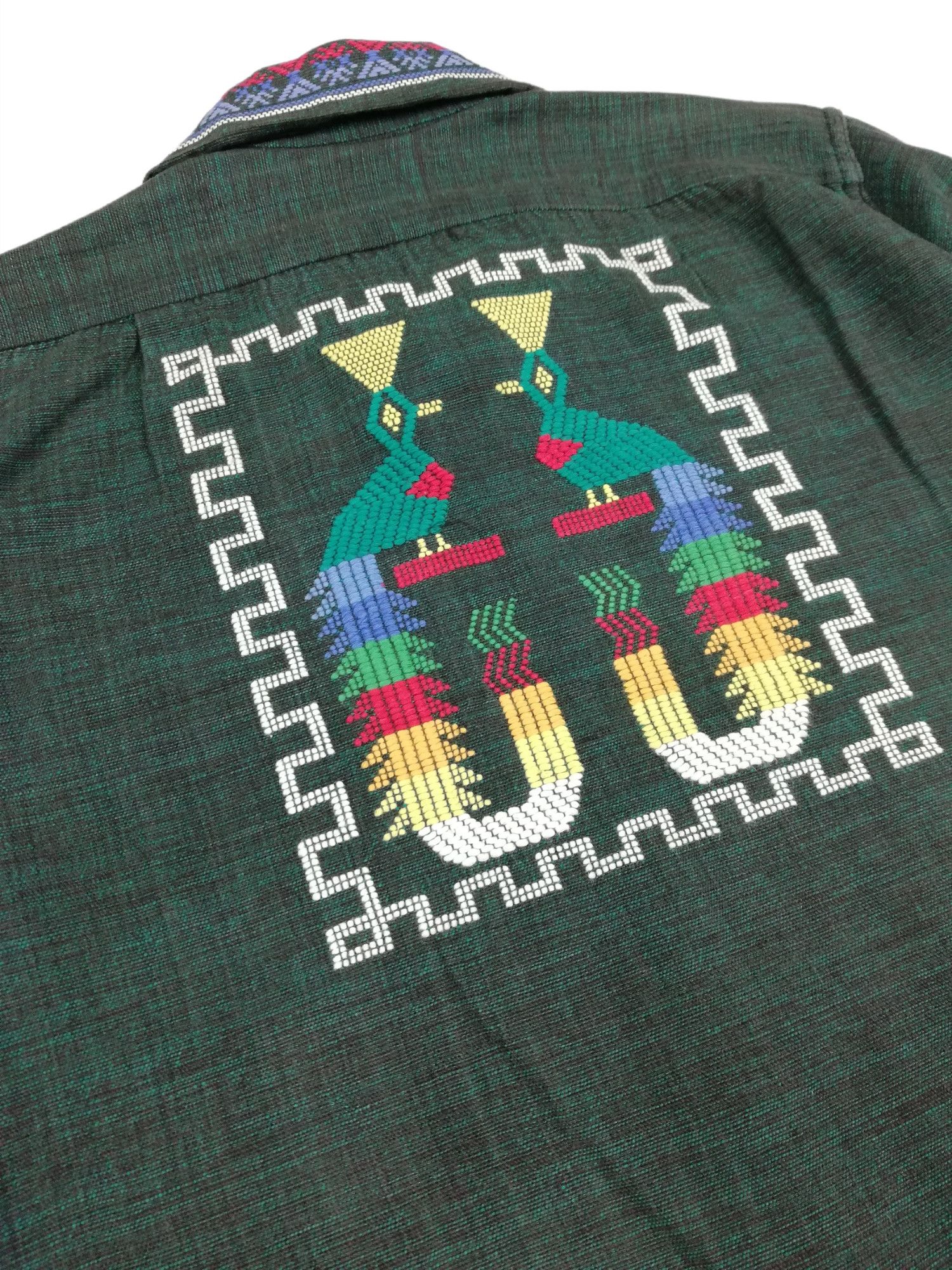 Art Comes First × Native 🔥1960's Guatemalan Aztec Embroidered Handwoven Hemp Jacket Size US M / EU 48-50 / 2 - 15 Thumbnail